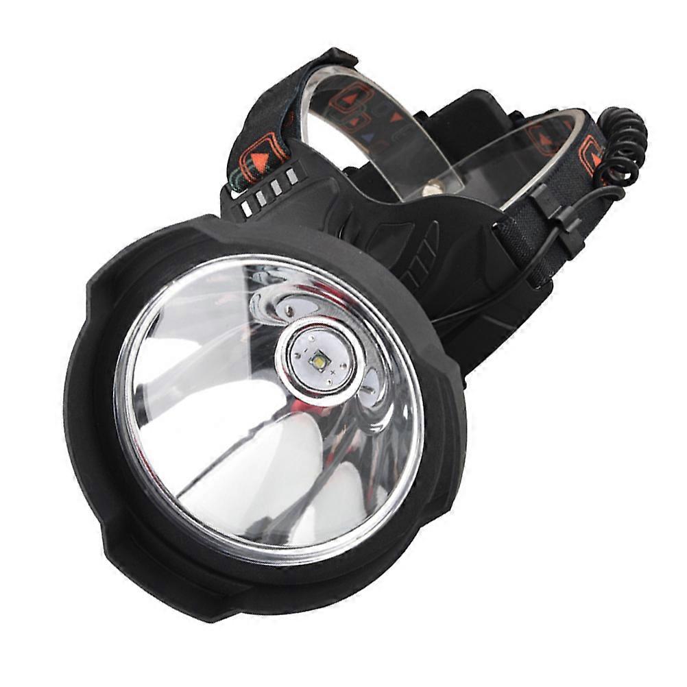 USB Rechargeable Headlamp for Outdoor Use with High Brightness and Waterproof Design Black Aluminum Alloy Plastic 1 Set