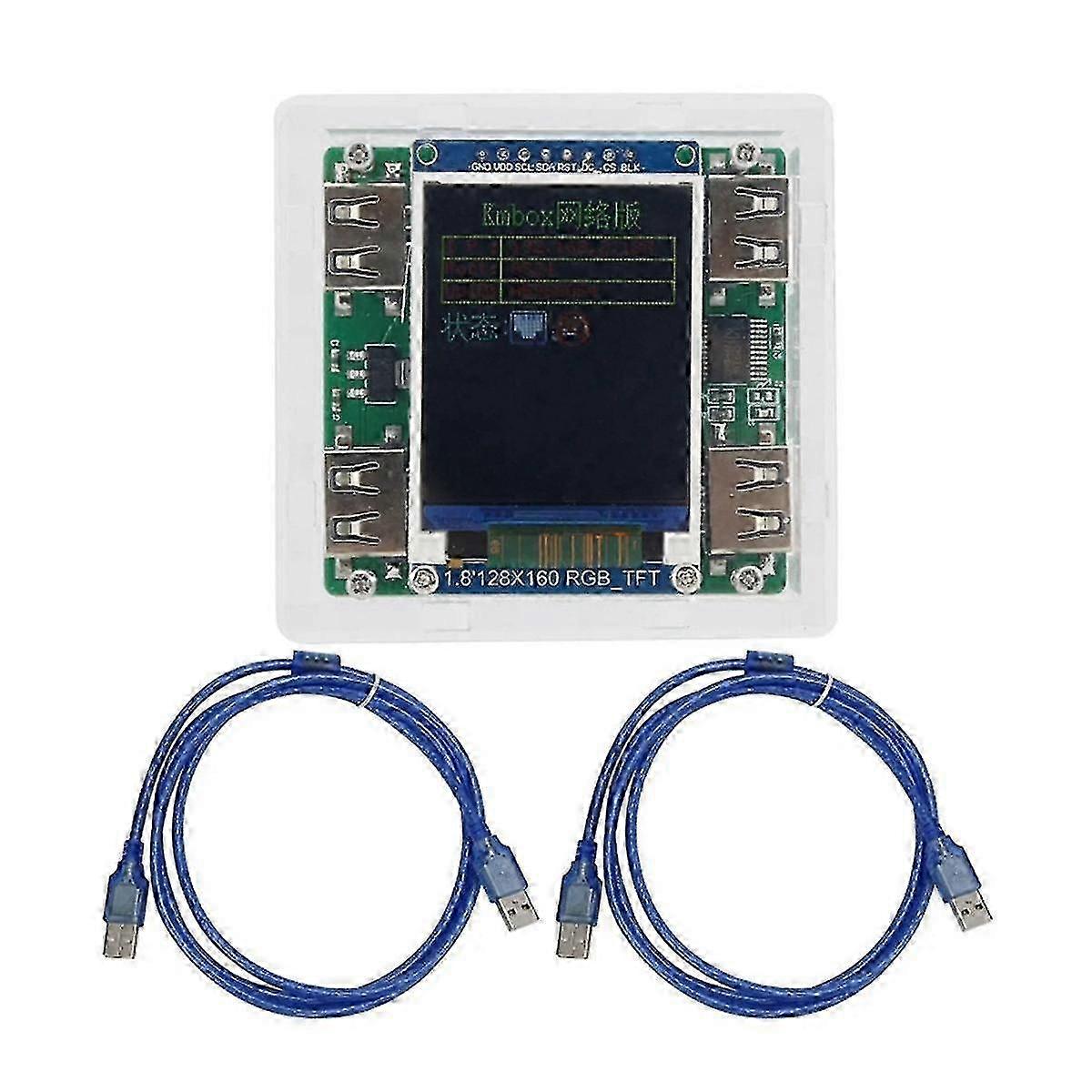 High Speed 100M USB Network KVM with Dual Controller DMA/AI for Single Machine Control hwy