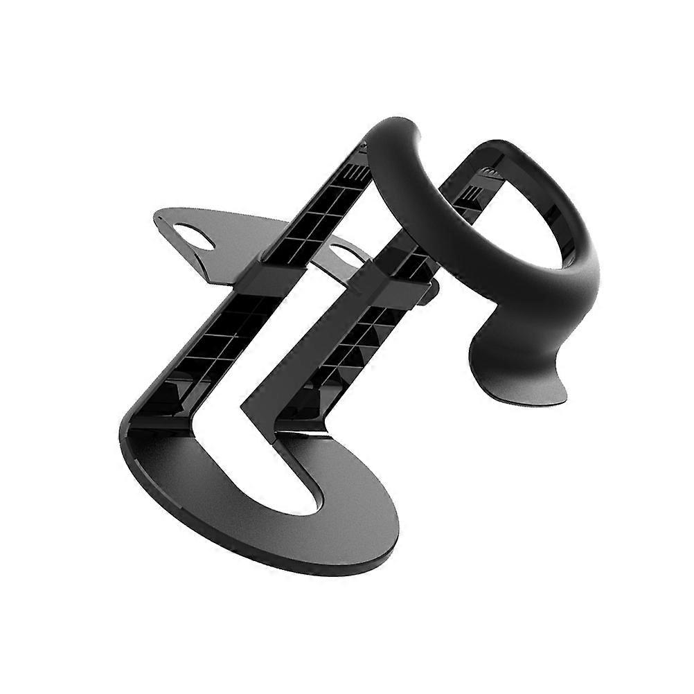 Durable VR Holder Stand Display Mount for Headsets Controllers Multiple Models Black