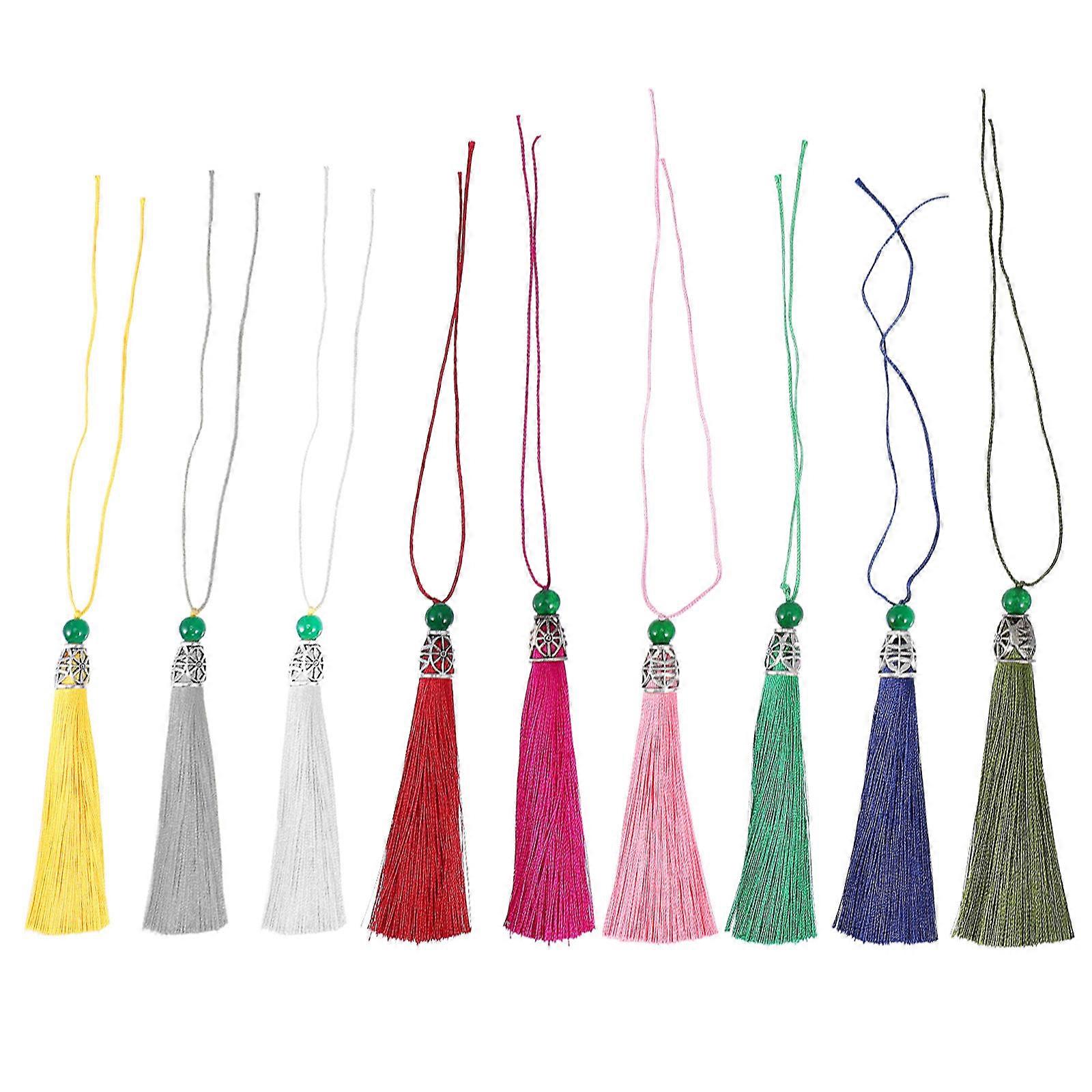 Key Chain Tassel 20Pcs Hanging Accessories Daily Use Multi Color Durable Adornment Decorative Crafts