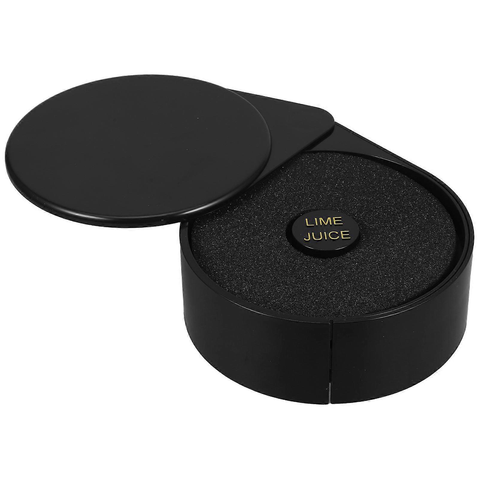 Plastic Salt Rimmer Container with Lid – Seasoning Storage Box for Bars and Kitchens to Keep Salt and Sugar Fresh