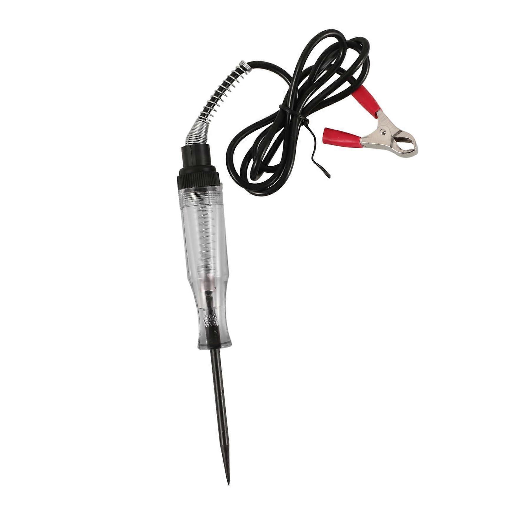 Voltage Tester With Lead Wire Inline Circuit Tester Multifunction Automotive Electrician Spark Gap Tester Stainless Steel