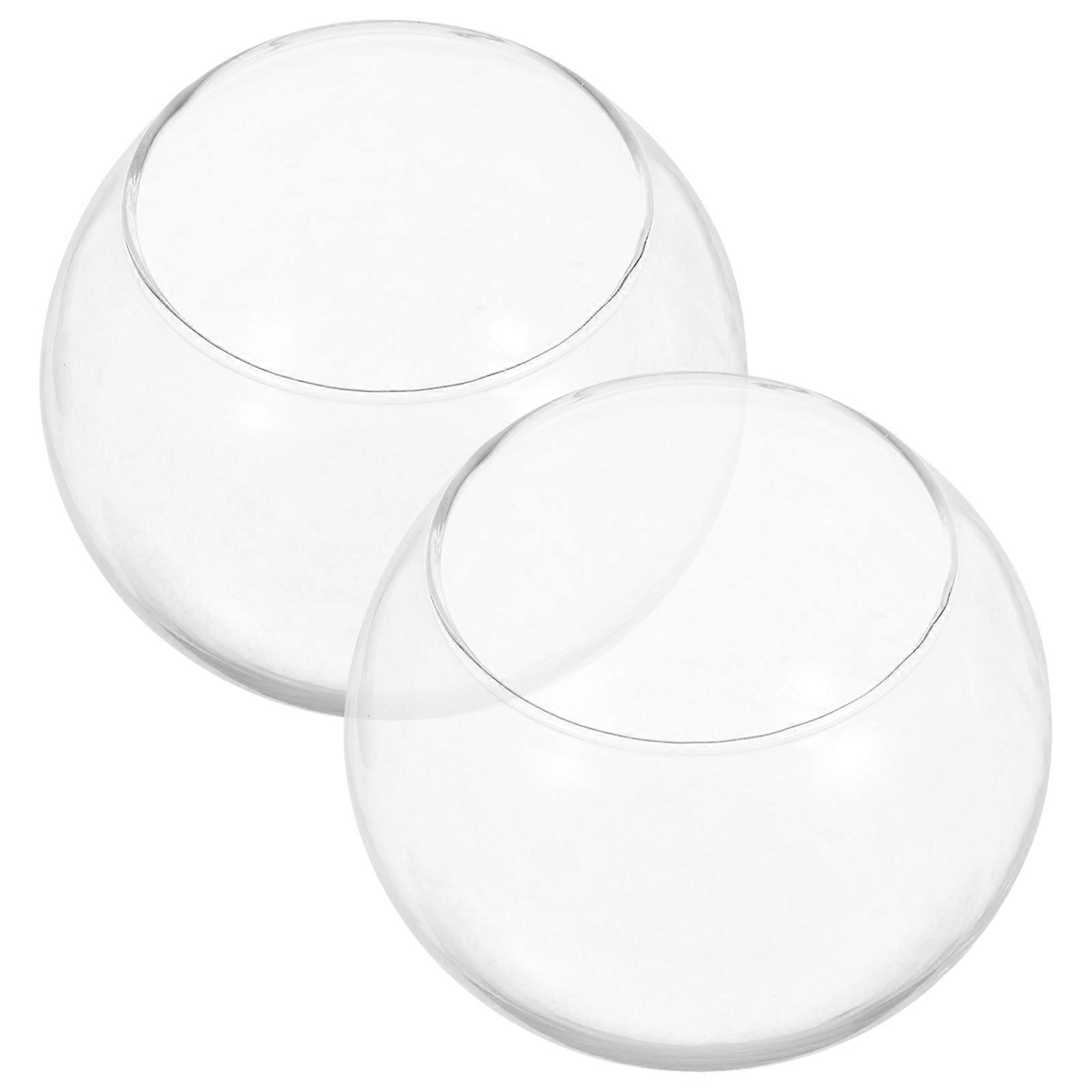 The product you're referring to appears to be a **hydroponic terrarium kit** featuring **two round glass vases/bottles** designed for creating small