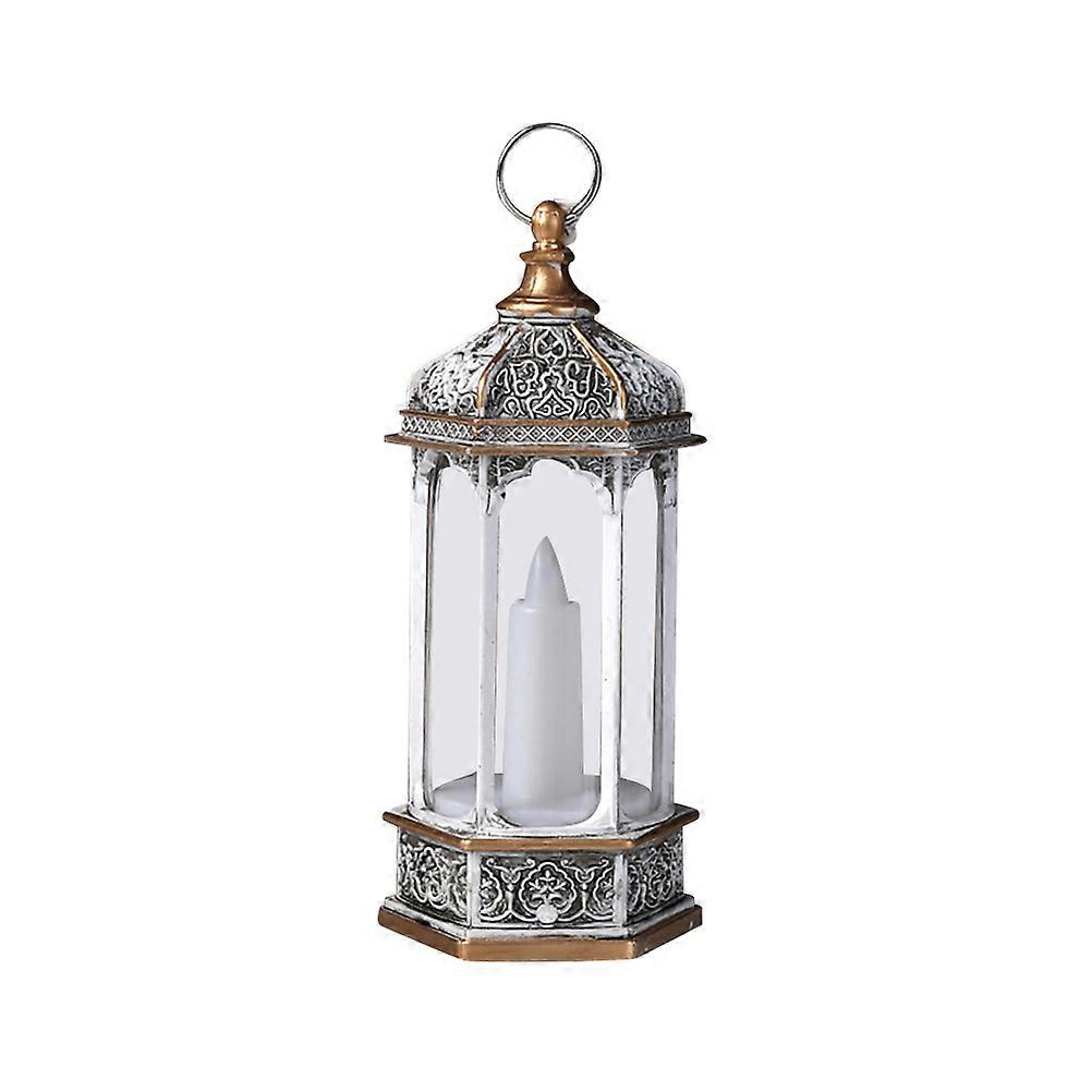 Decorative Lantern Vintage Style With Hexagonal Shape For Household Decors In Christmas 1Set