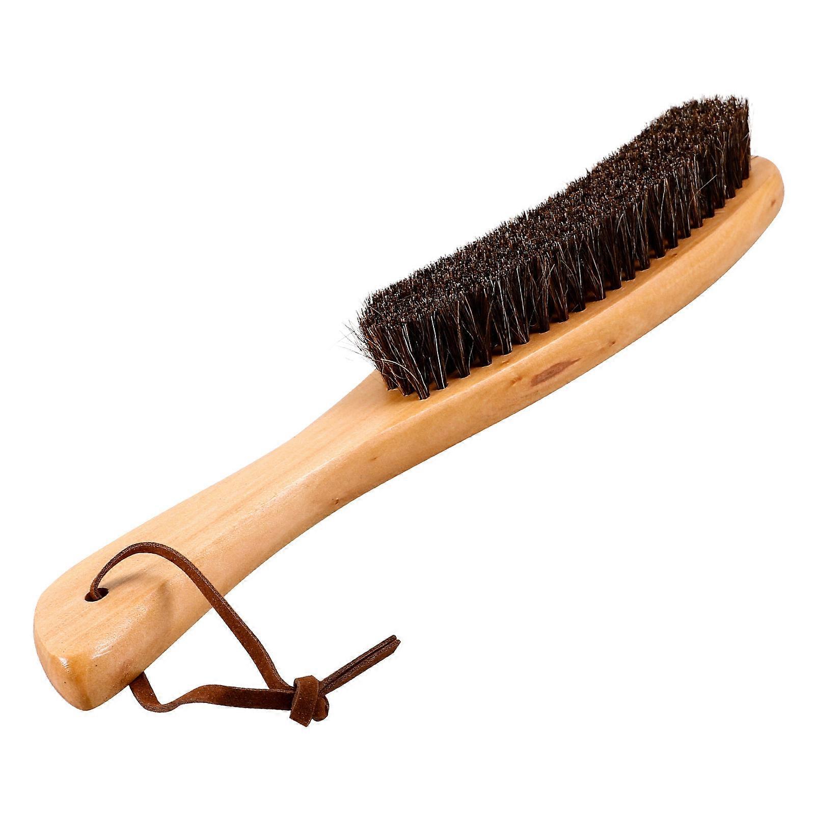 Hat Cleaning Brush with Wooden Handle – Bed & Clothes Duster for Home and Travel Dusting Use