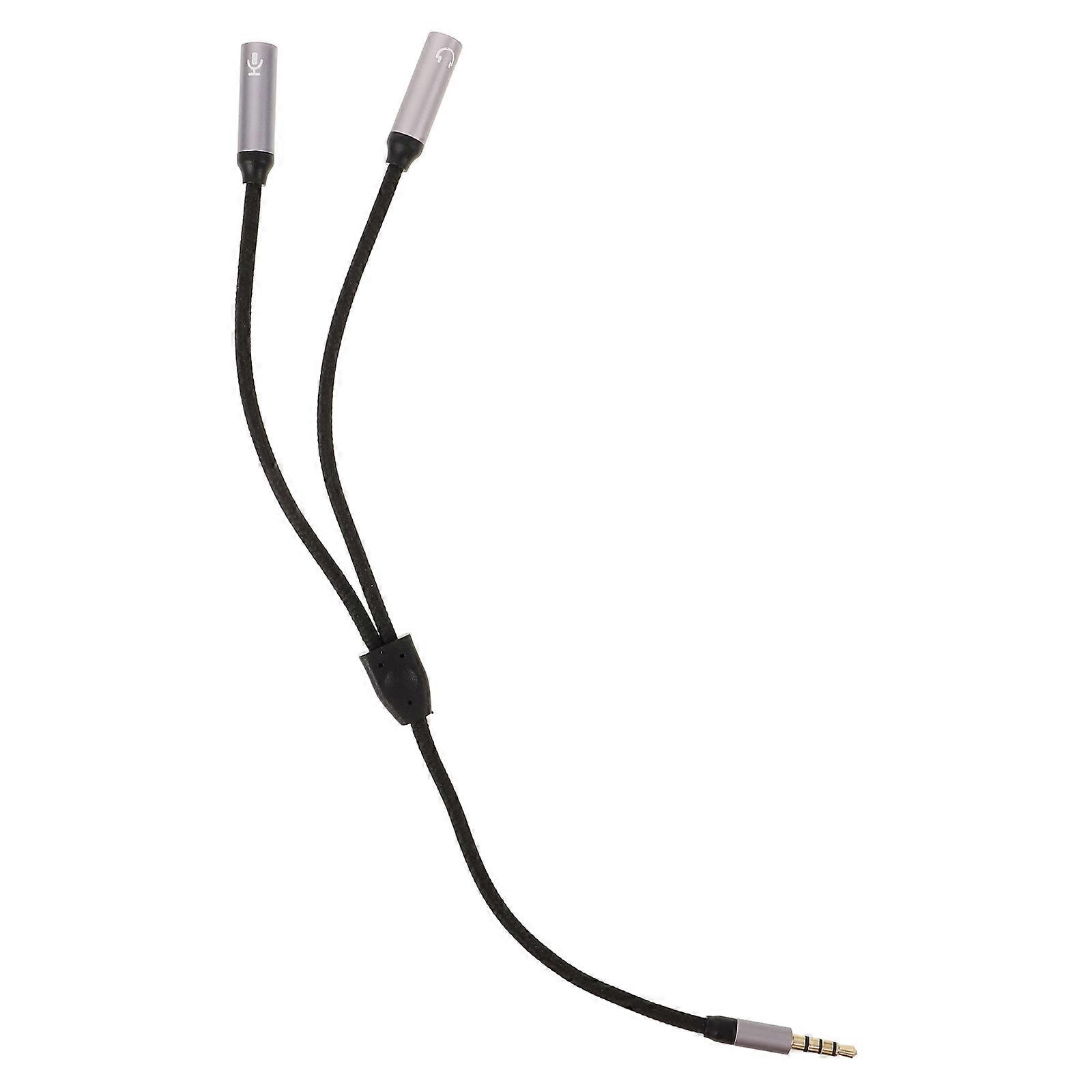 Headset Adapter For Smartphone Dual Headphone Splitter Audio Cable Music Listening 1Pack
