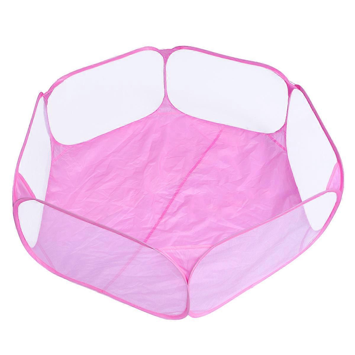 Foldable Pet Playpen Tent for Small Animals Indoor Rest Area Breathable 120.00X60.00X39.00CM 1Set