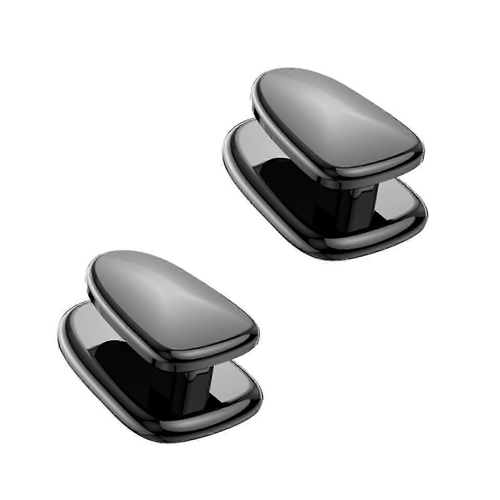 2pcs Car Sticky Hooks Multifunctional Vehicle Hooks Aluminum Alloy Hanging Car Storage Hook Practical Car