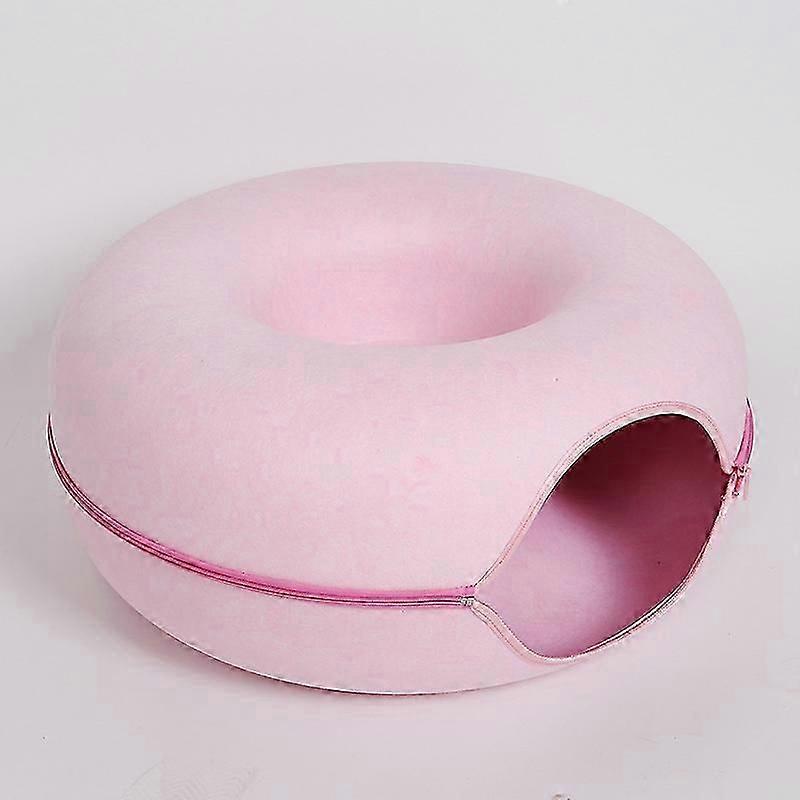 Peekaboo Cat Cave Tunnel / Cat Cave, Round Felt Pet Cave, Cat Cave Cave, Felt Cat Bed / Cat Felt Tunnel Toys