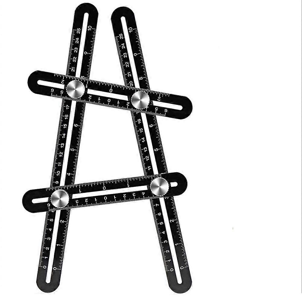 Aluminium Alloy Folding Angle Ruler Layout Tool for Woodworking Tile Measuring Carpenters Engineers