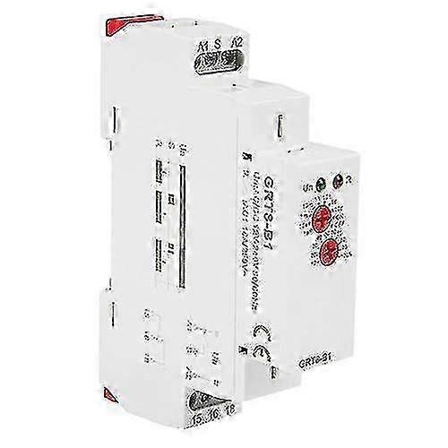 Multifunction time delay relay for GRT8-B1 - DIN rail mount with 10 functions