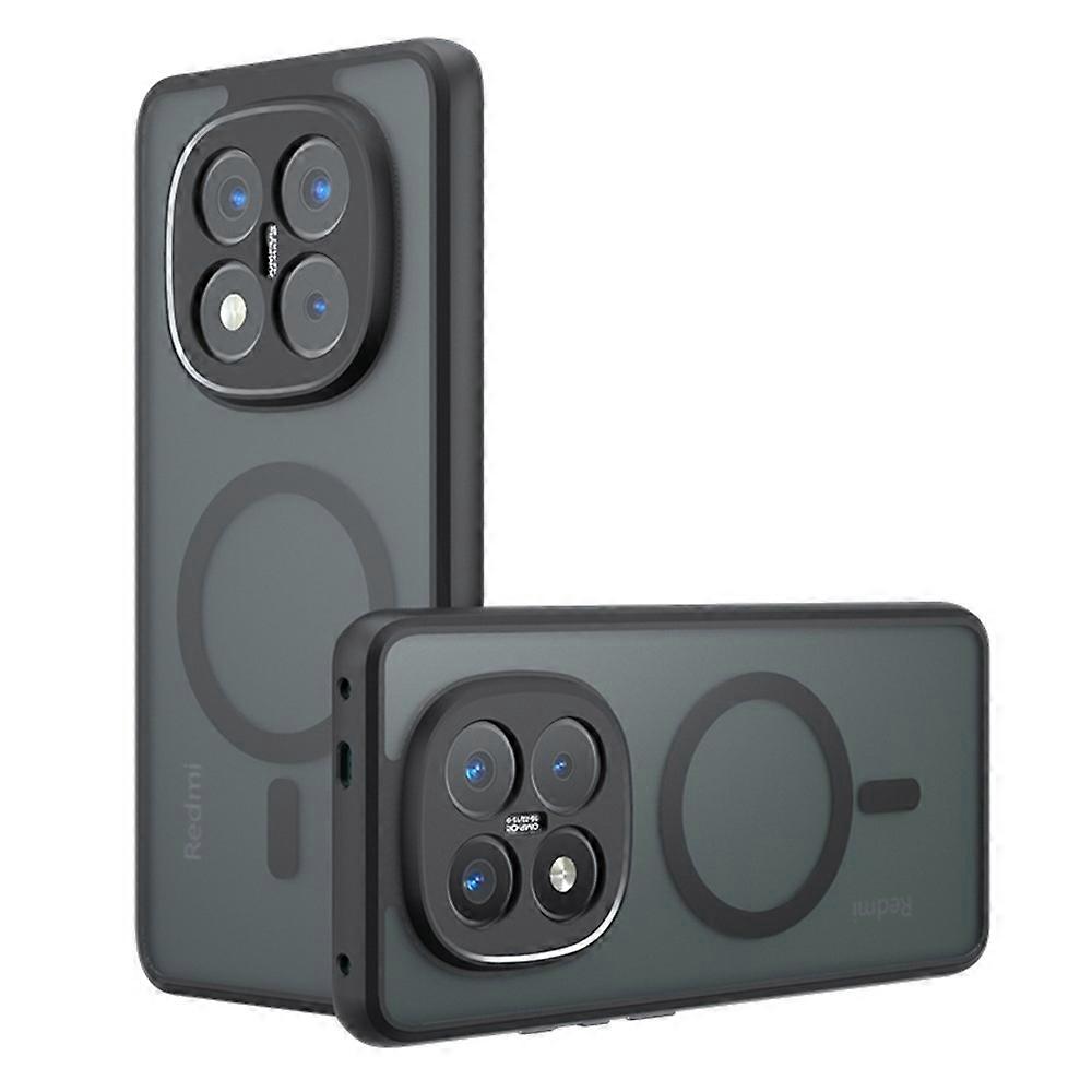 Magnetic Case Compatible For Xiaomi Redmi Note 14 Pro+ 5G Matte Skin Touch Phone Cover