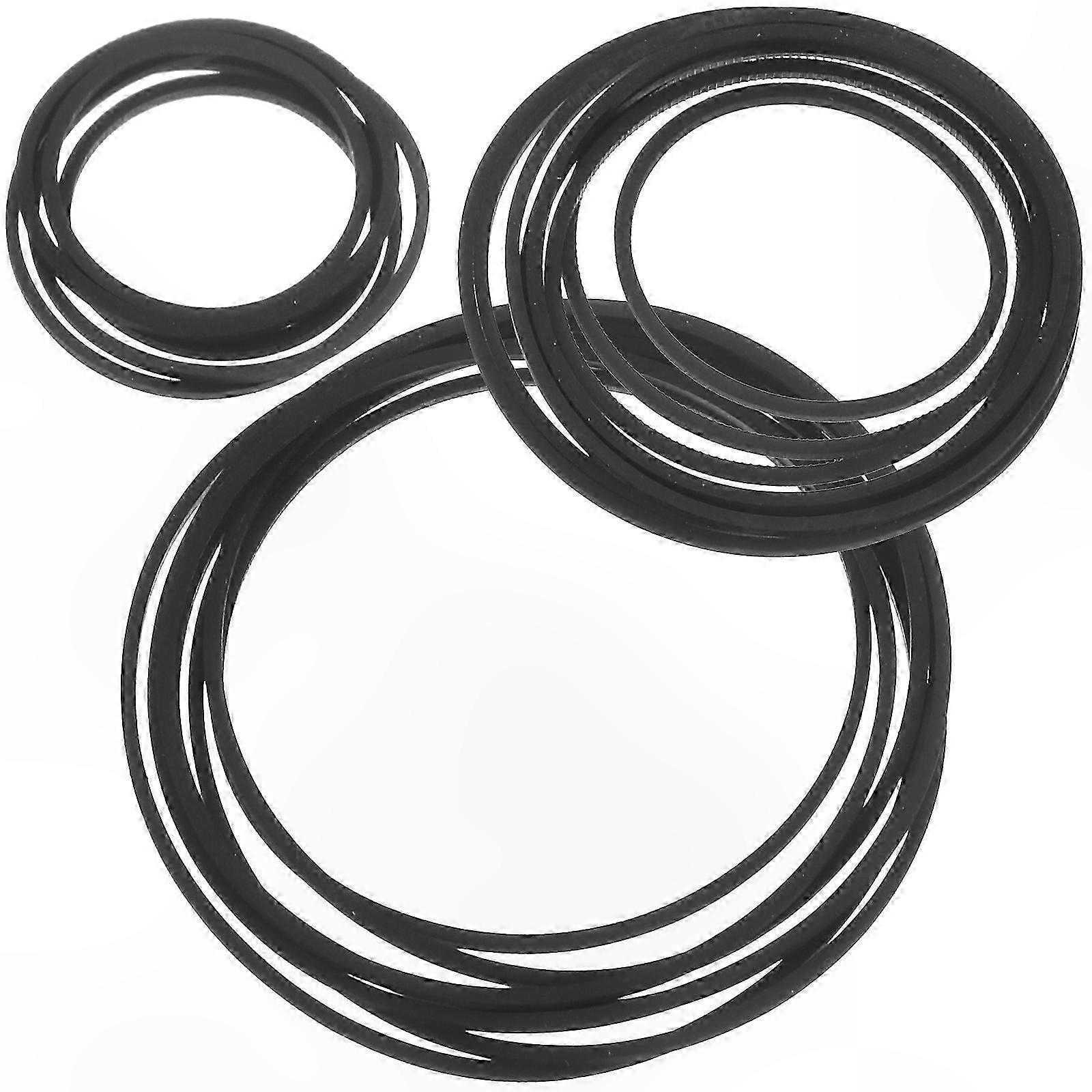60-Pack Replacement Belts for Cassette Players and Recorders Drive Mechanism Repair Parts Universal Fit for Most Models
