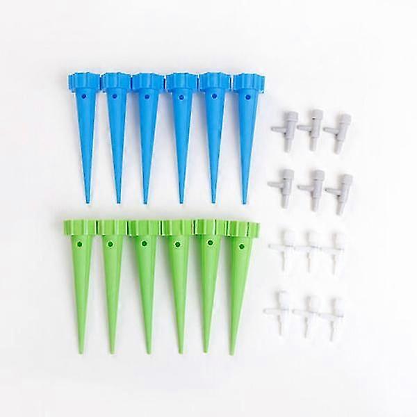 12 drip bottles, automatic watering plants drip irrigation with valves