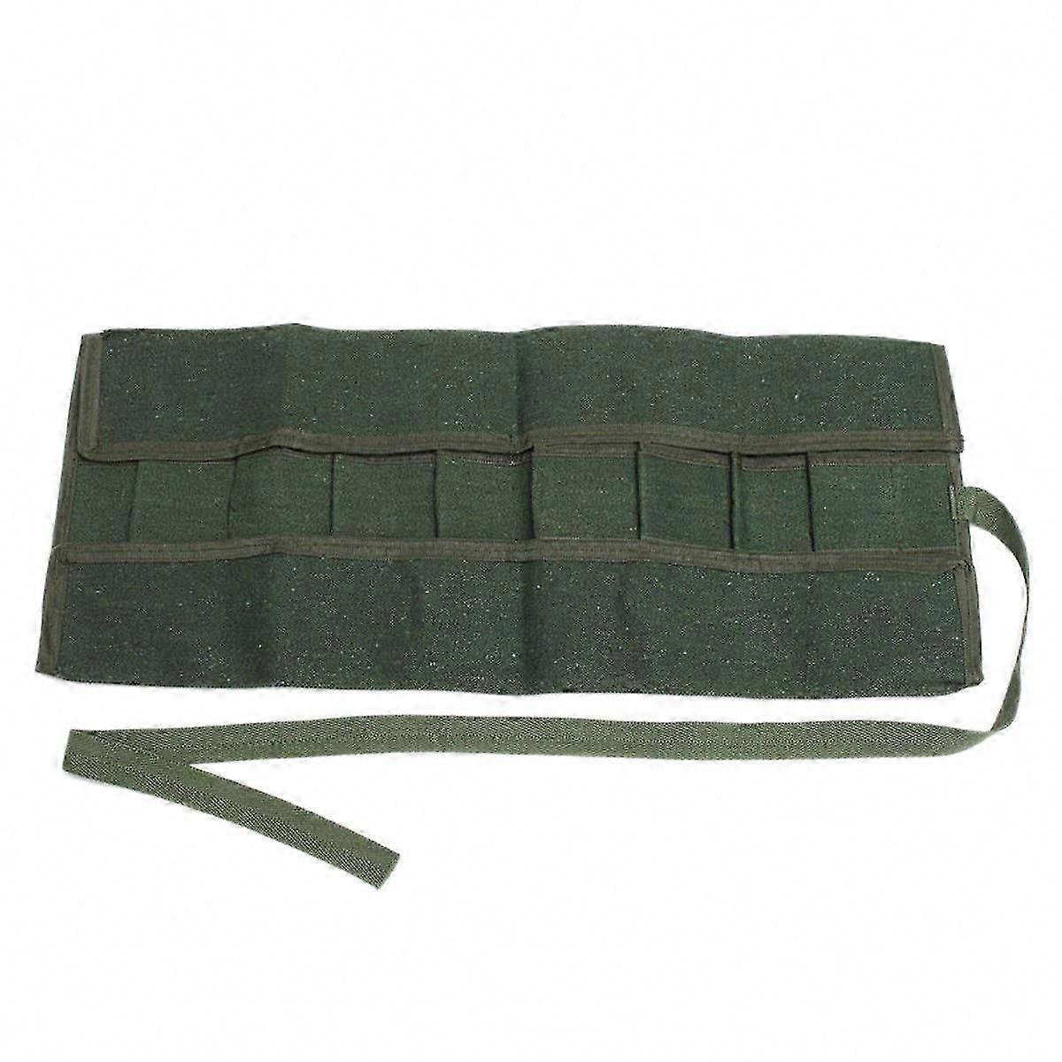 Japanese Bonsai Tools Storage Roll Bag - 600x430mm Canvas Tool Case Set