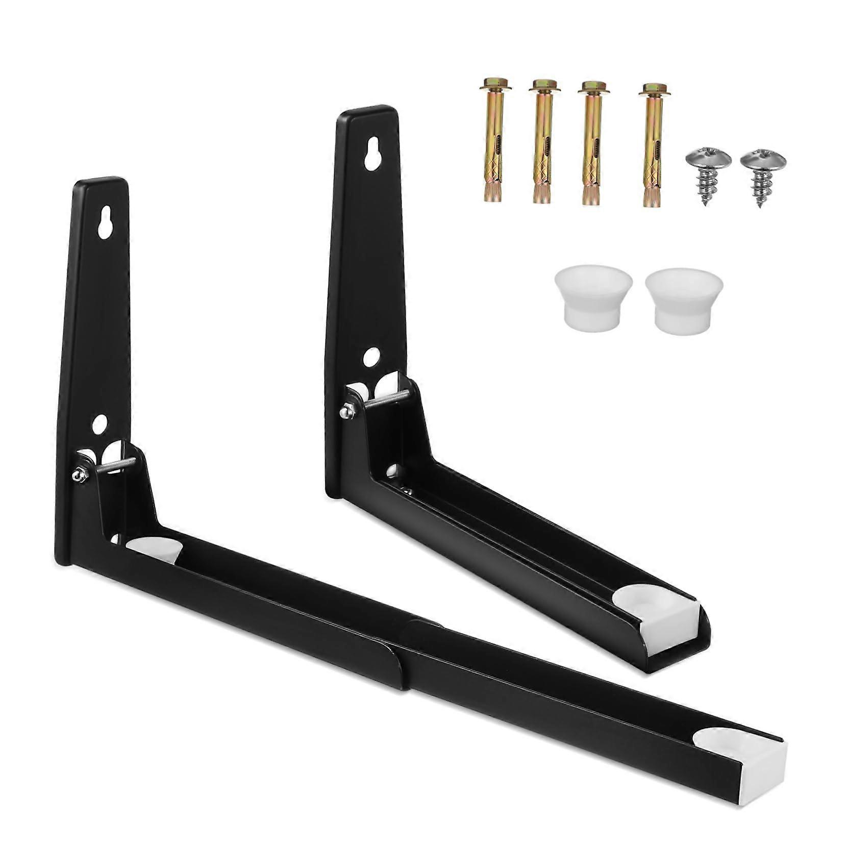 Microwave Oven Bracket Wall-Mounted Shelf Space-Saving Design Easy to Clean For Kitchen Use