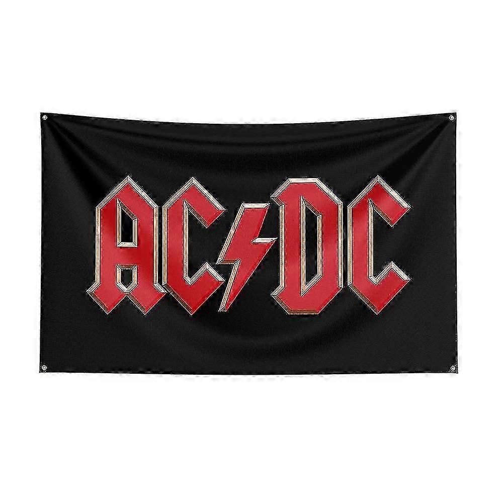 3x5 Acdc Flag Polyester Printed Band Banner For Decor QIZ115
