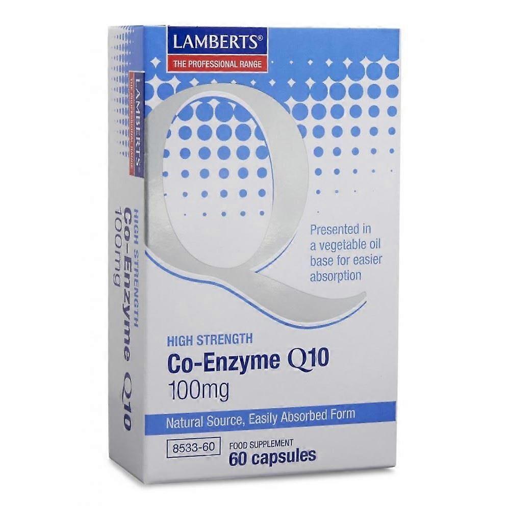 Lamberts Co-Enzyme Q10 100mg 60 capsules - 2 Pack