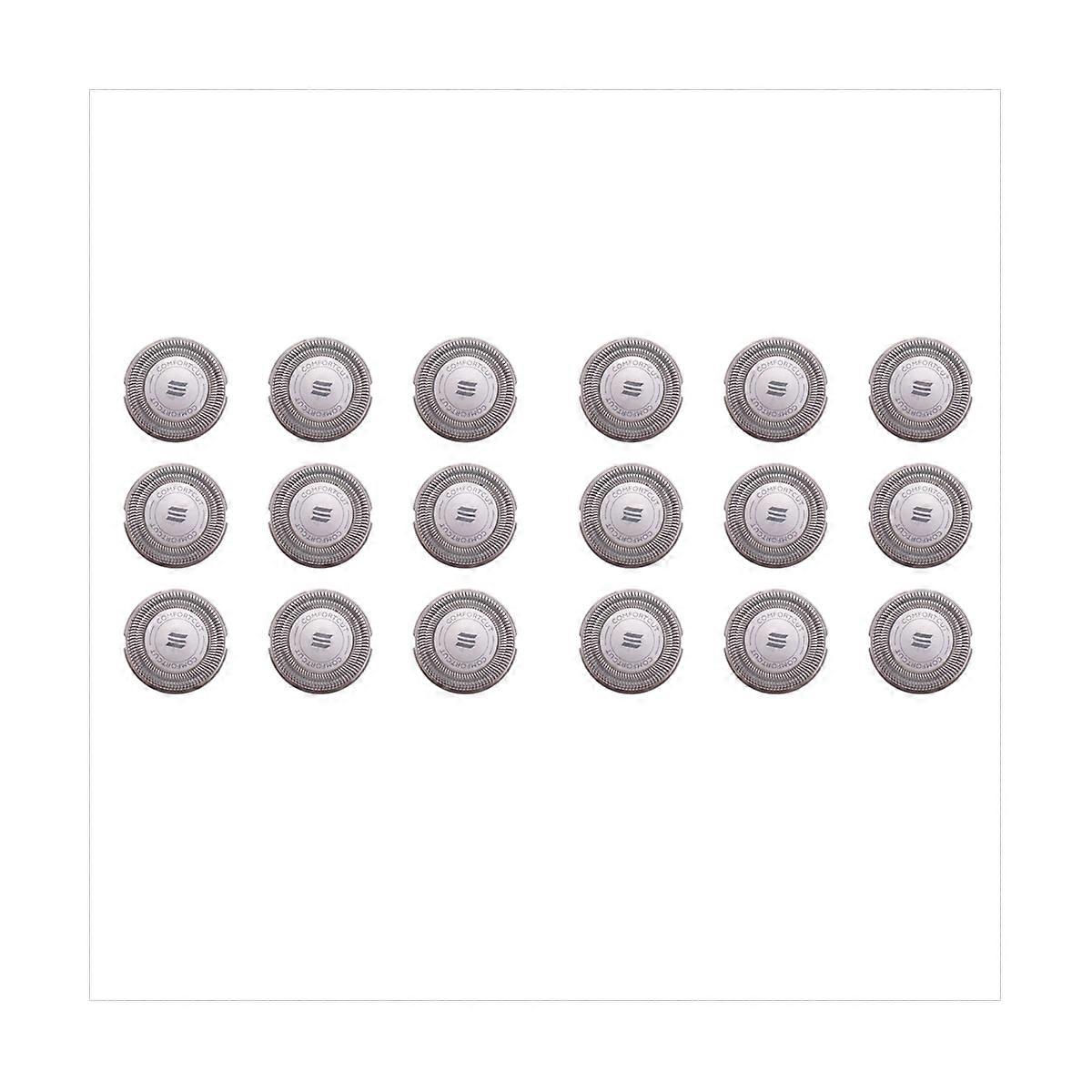 18Pcs SH30 Shaver Replacement Head for Electric Shaver Series 1000,2000,3000 Click and Style with Po