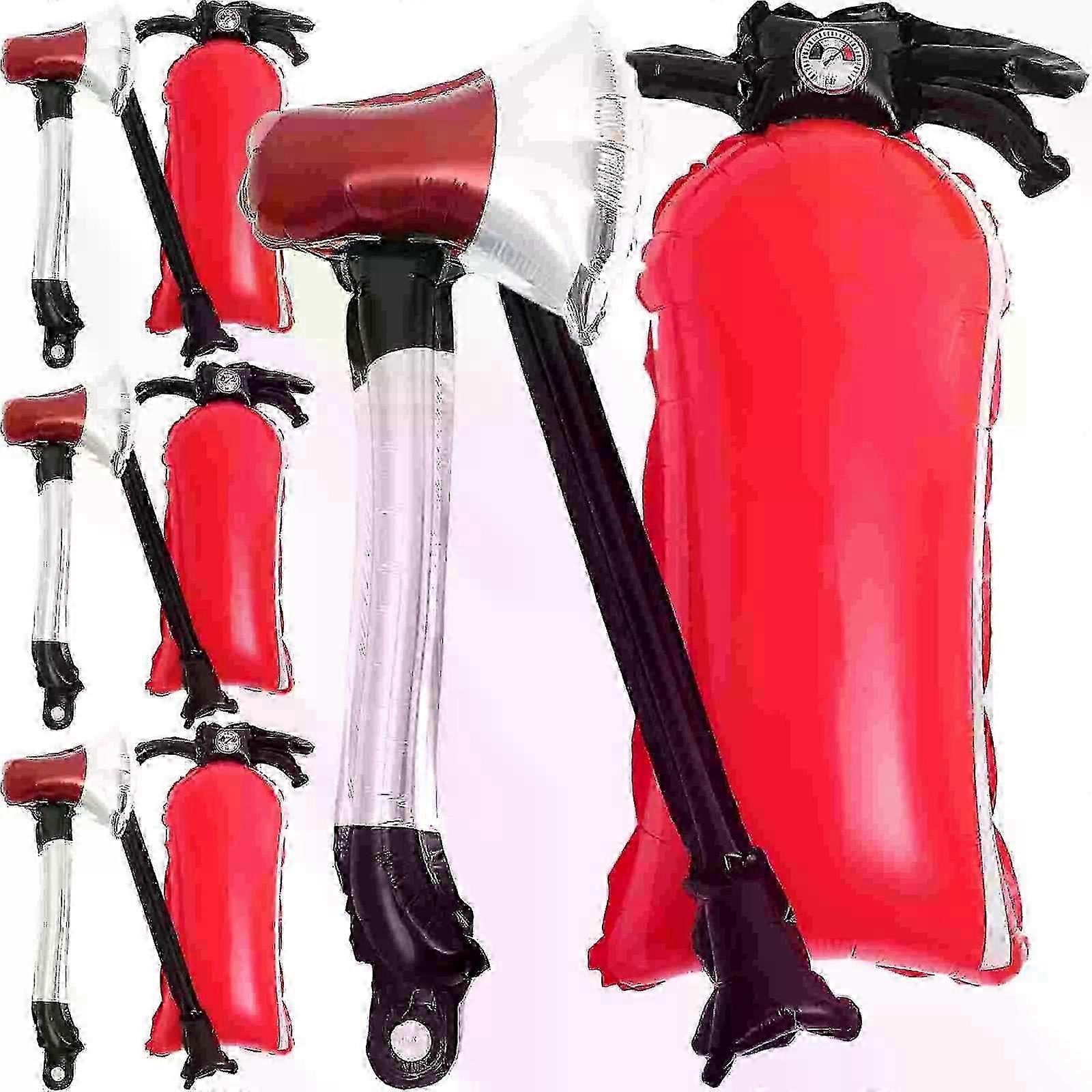 Party Fire Extinguisher Balloon Inflatable Stick Decoration Props M...