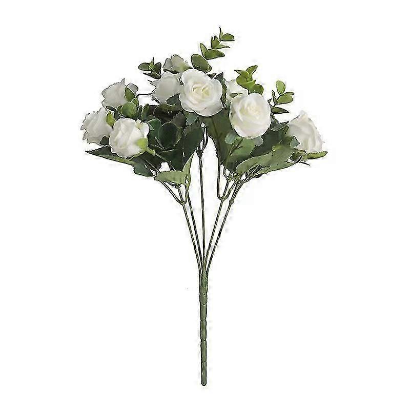 Simulation Rose 5 Branch Artificial Rose Flower Home Wedding Decora...