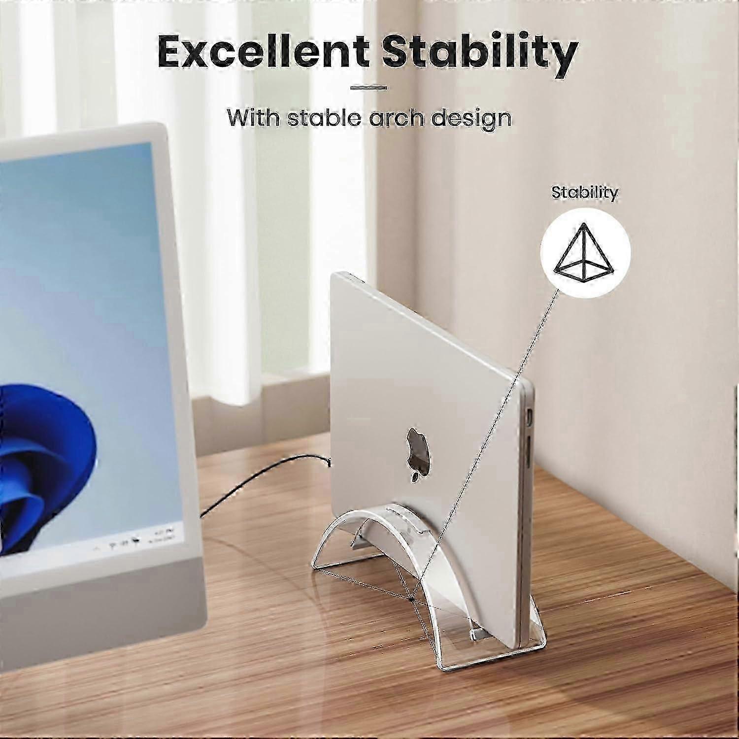 Acrylic Invisible Laptop Stand For Desktop