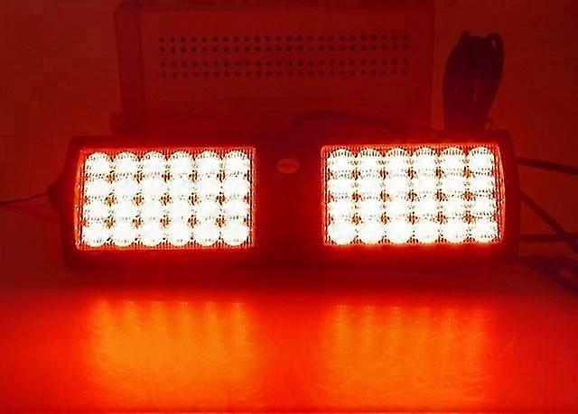 Slim LED Emergency Strobe Light for Vehicles with Multiple Flash Patterns and Sun Visor Mounting