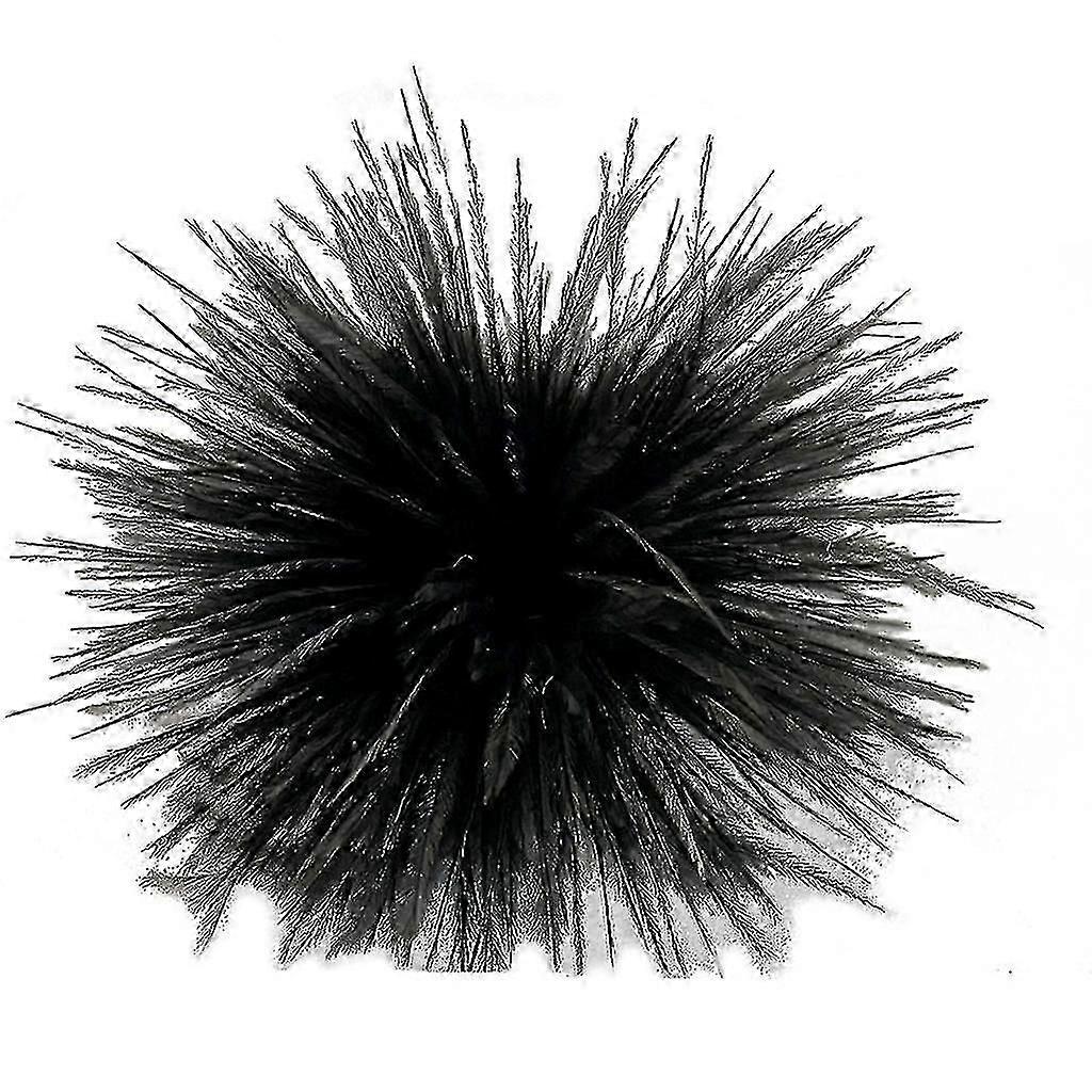 Decorative feather brooch - premium ostrich feather material