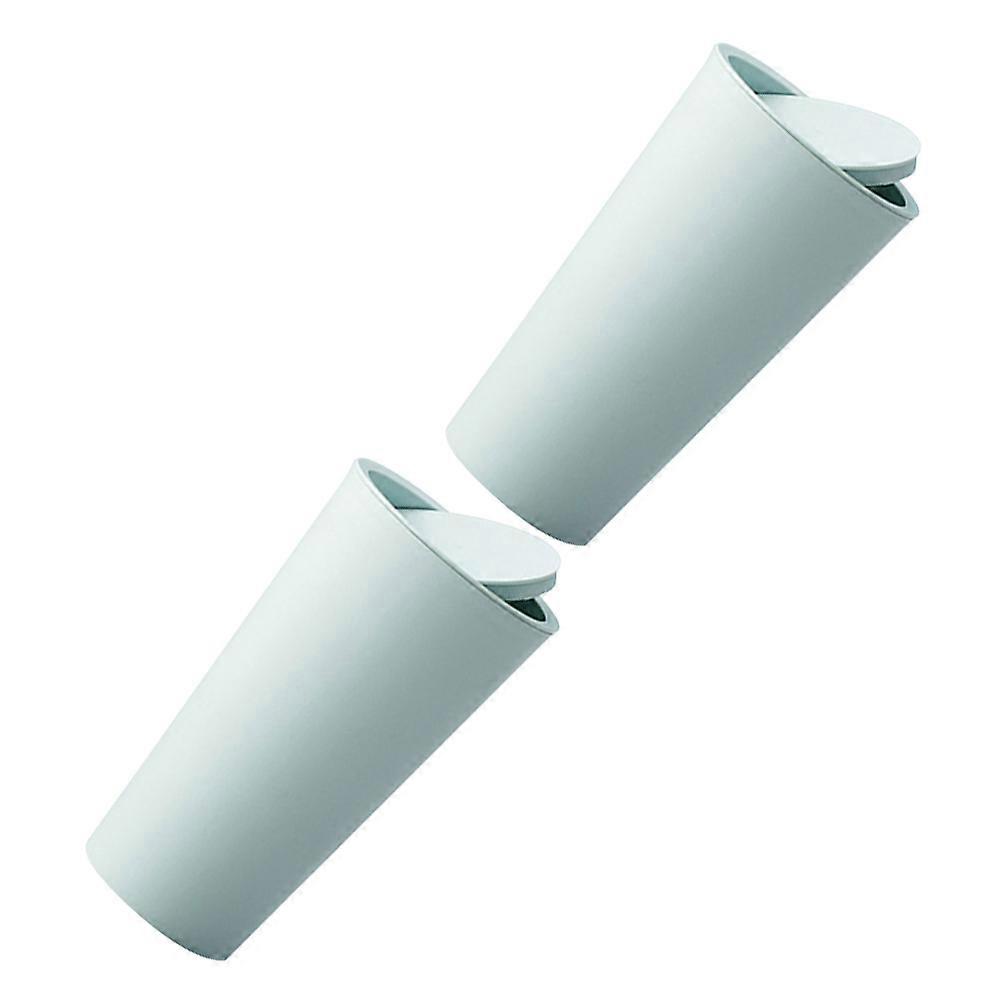 Car Trash Can Garbage Bin for Storage Use 2Pcs Desktop Small Trash Can with Lid
