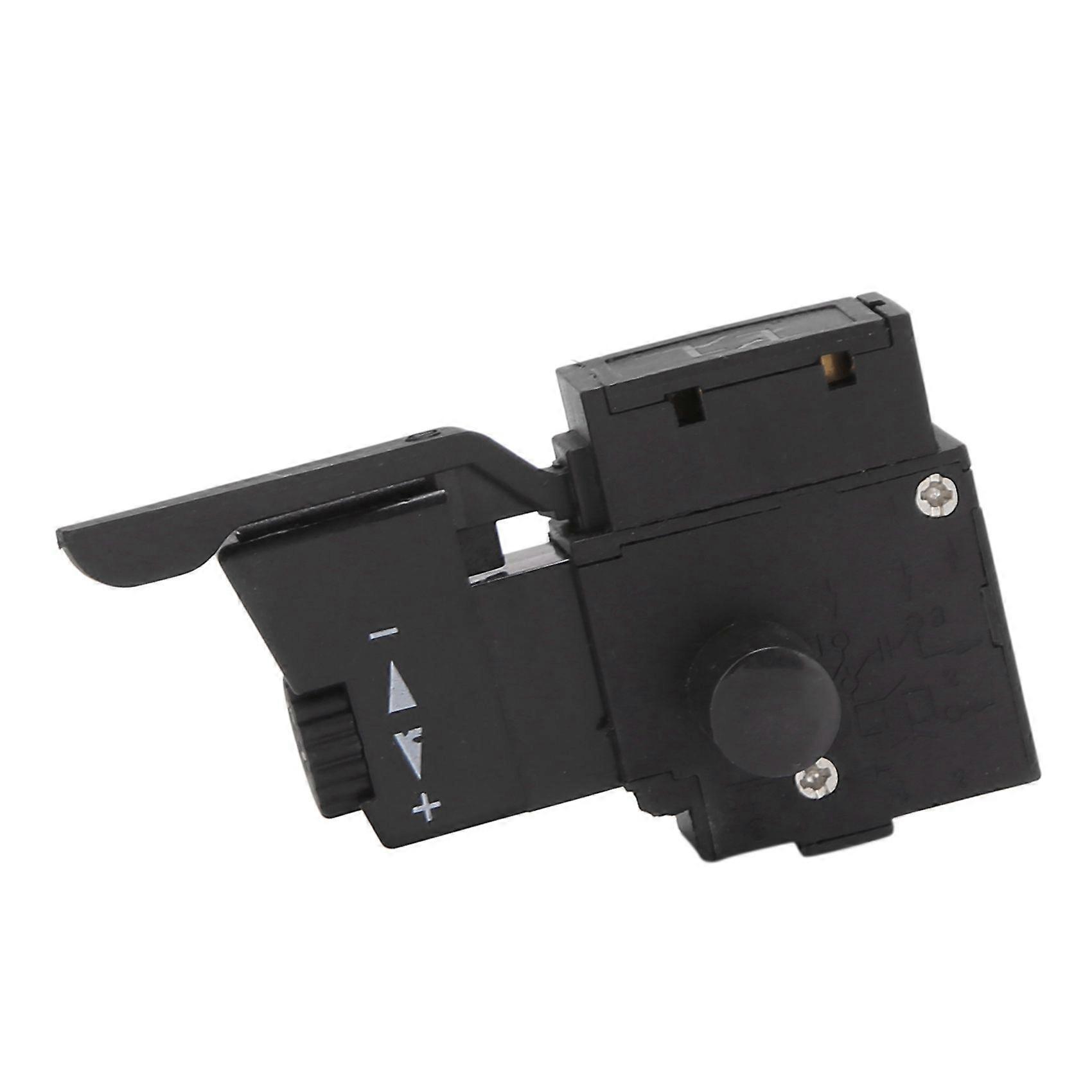 FA2-6/1BEK SPST Lock on Trigger Button Switch Black