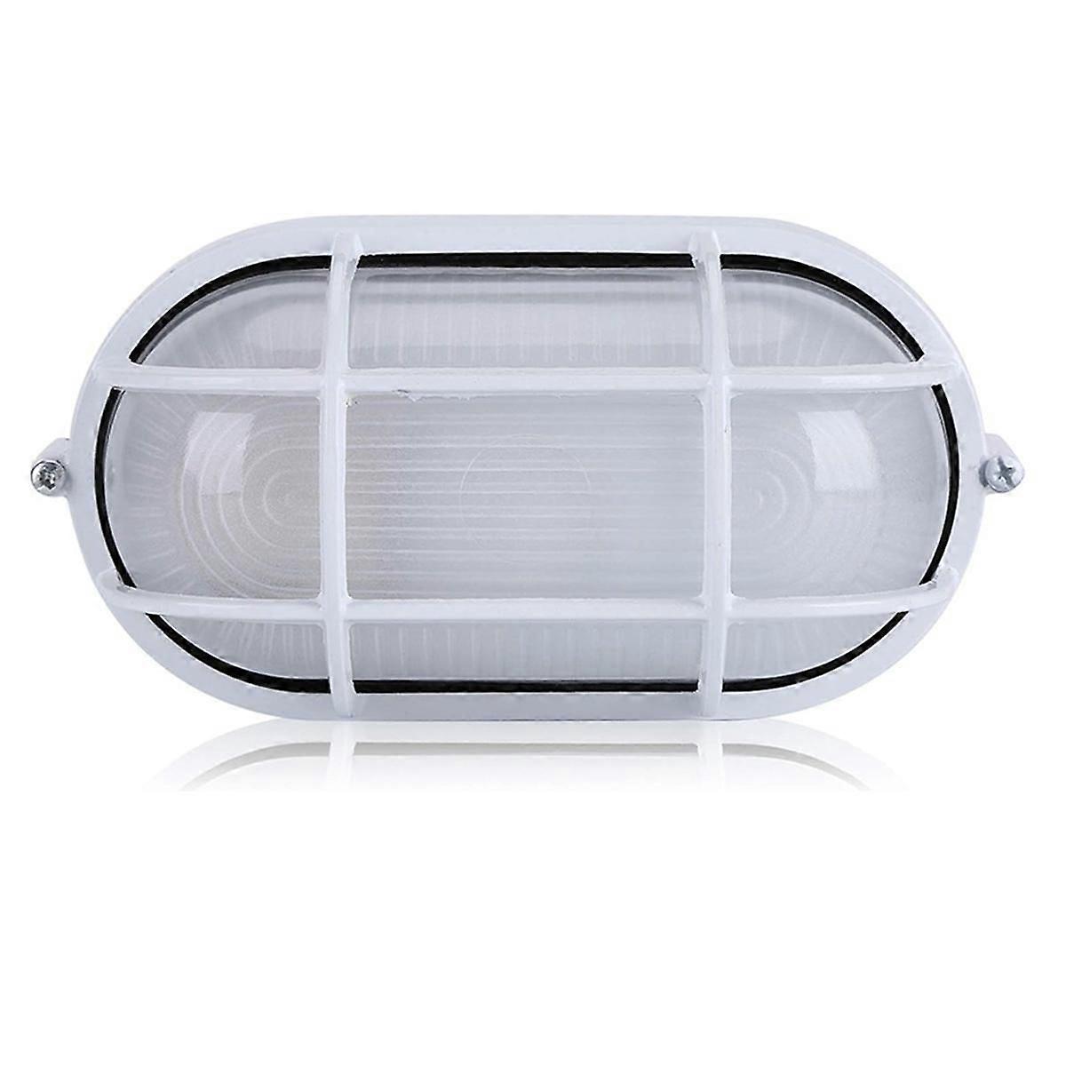 High Bright in Ground Outdoor Oval Round Proof Sauna Steam Room for Stair Patio Garden Floor(Exclud