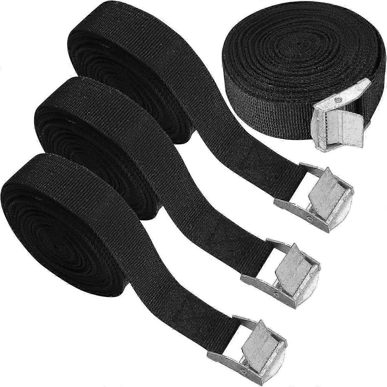 4Pcs Ratchet Tie Down Straps,Adjustable Lashing Straps,Tension Belt Retaining Cargo Straps