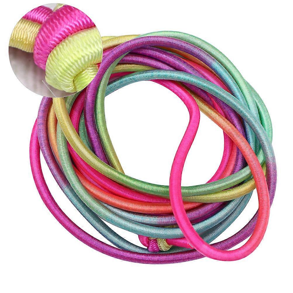 Kids Skipping Rope Toys for Kids Playing 5Pcs Elastic Band Jumping Set