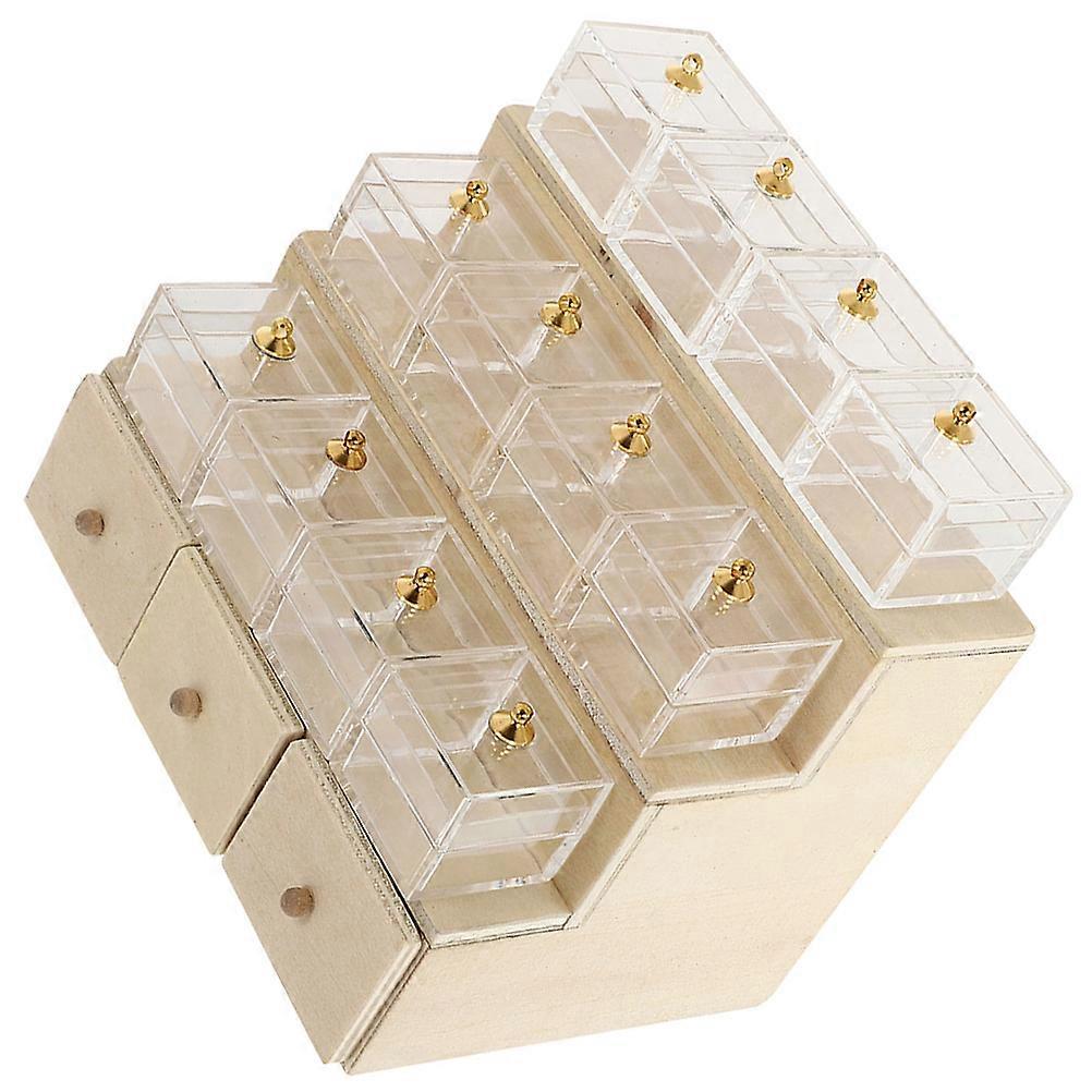 Assorted Color Fruit Cabinet Dolls House Furniture for Decoration 1Set