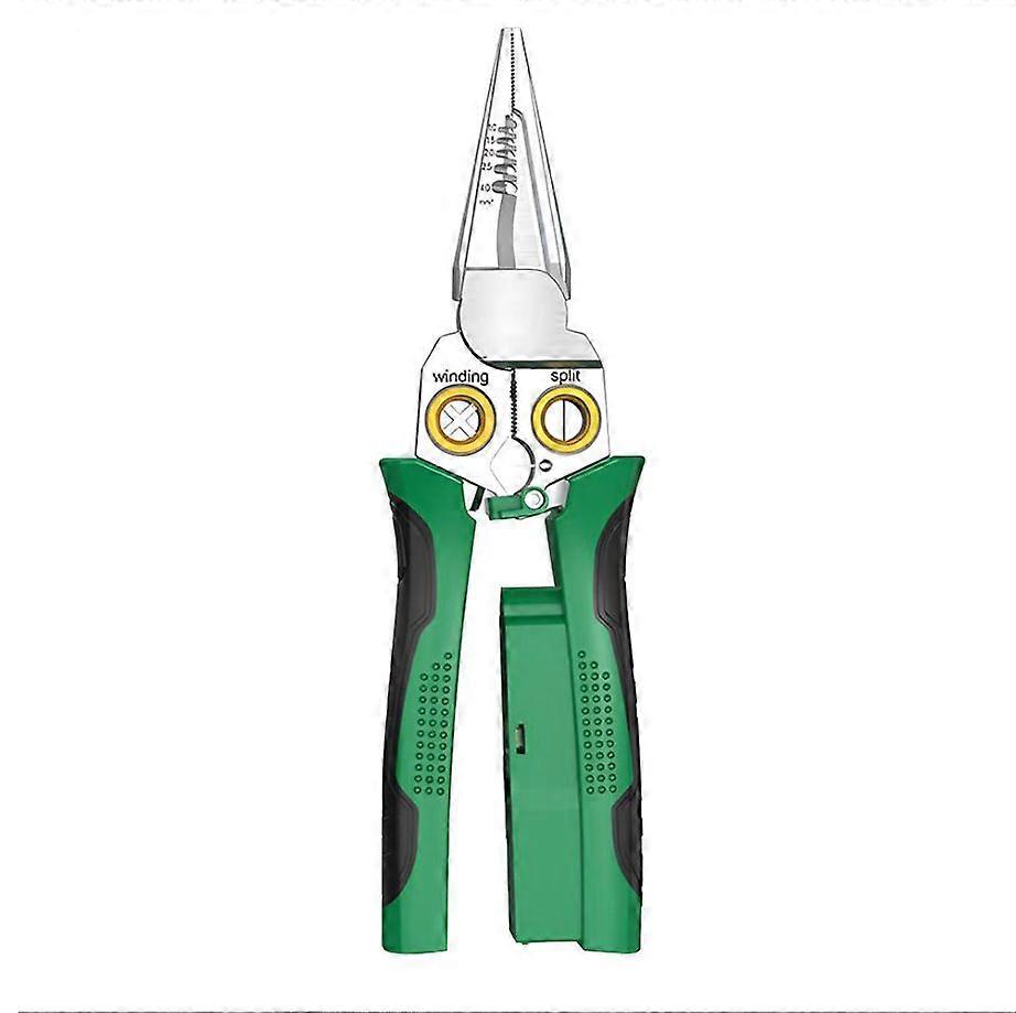 8 in 1 Wire Stripper, Wire Stripping Tool with Electricity Measurement Function, Professional Wire Stripper Tool, for Scraping and Pressing Wires