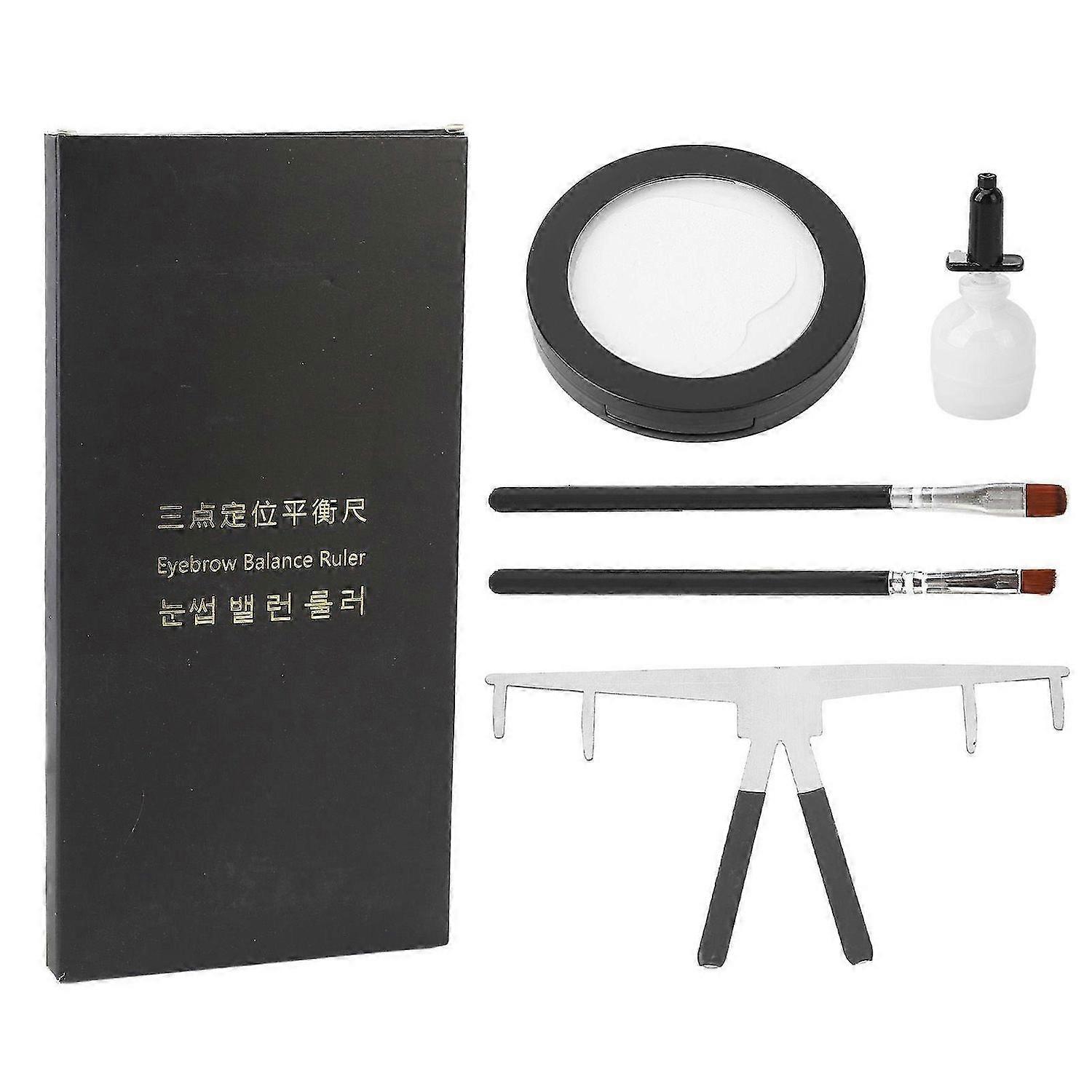 2025 Latest Model Microblading Eyebrow Mapping Kit Stainless Steel Eyebow Rule...