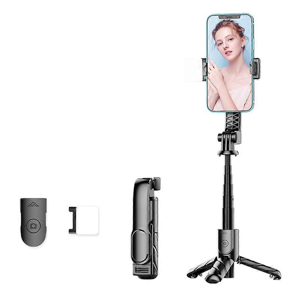 K25MINI Portable Bluetooth-Compatible Selfie Stick Smartphone Photography Tripod with 1 Fill Light