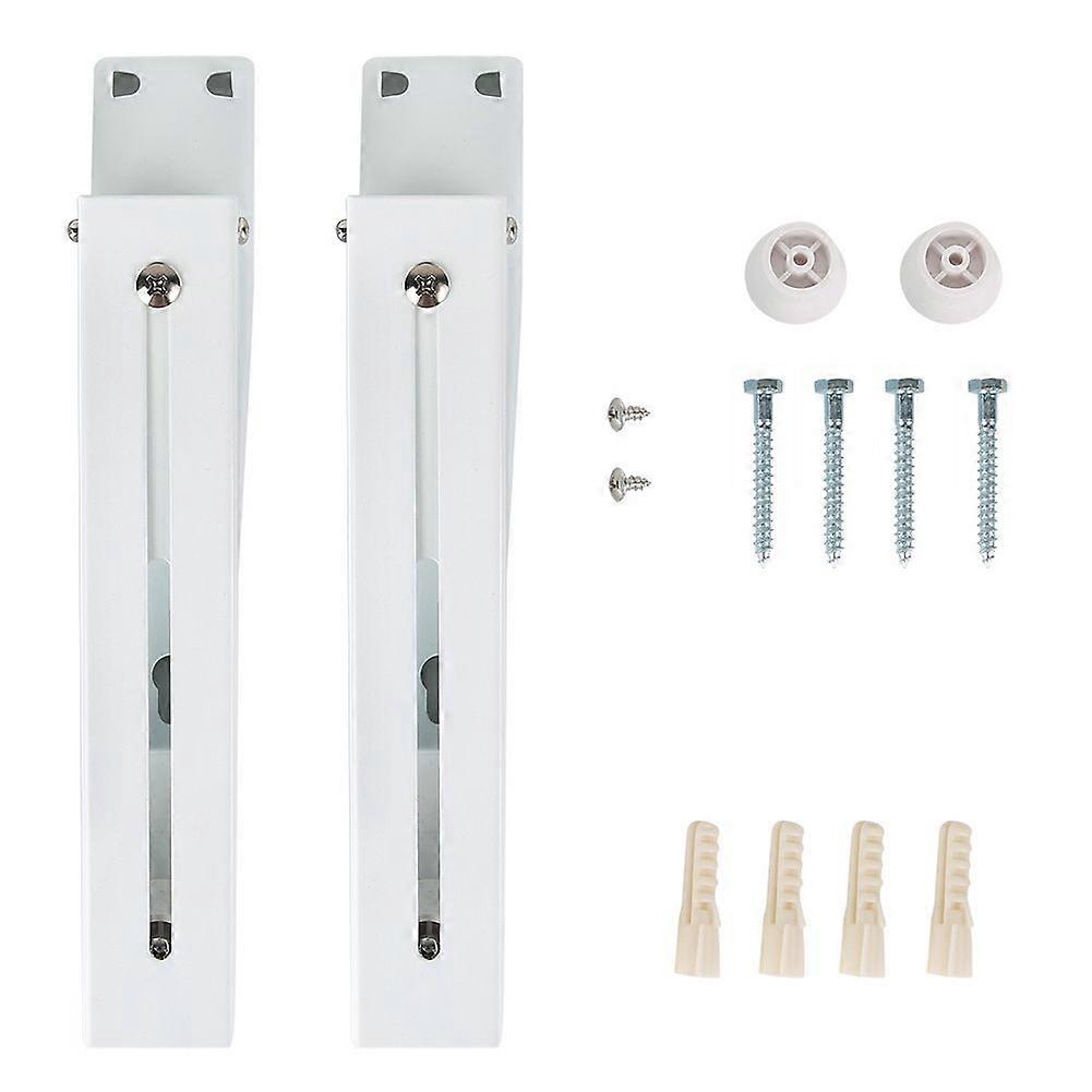 Folding Microwave Wall Mount Steel Bracket for Kitchen Adjustable Frame Bracket
