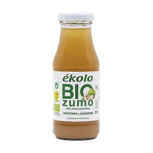 100% pressed organic apple-ginger juice 200 ml