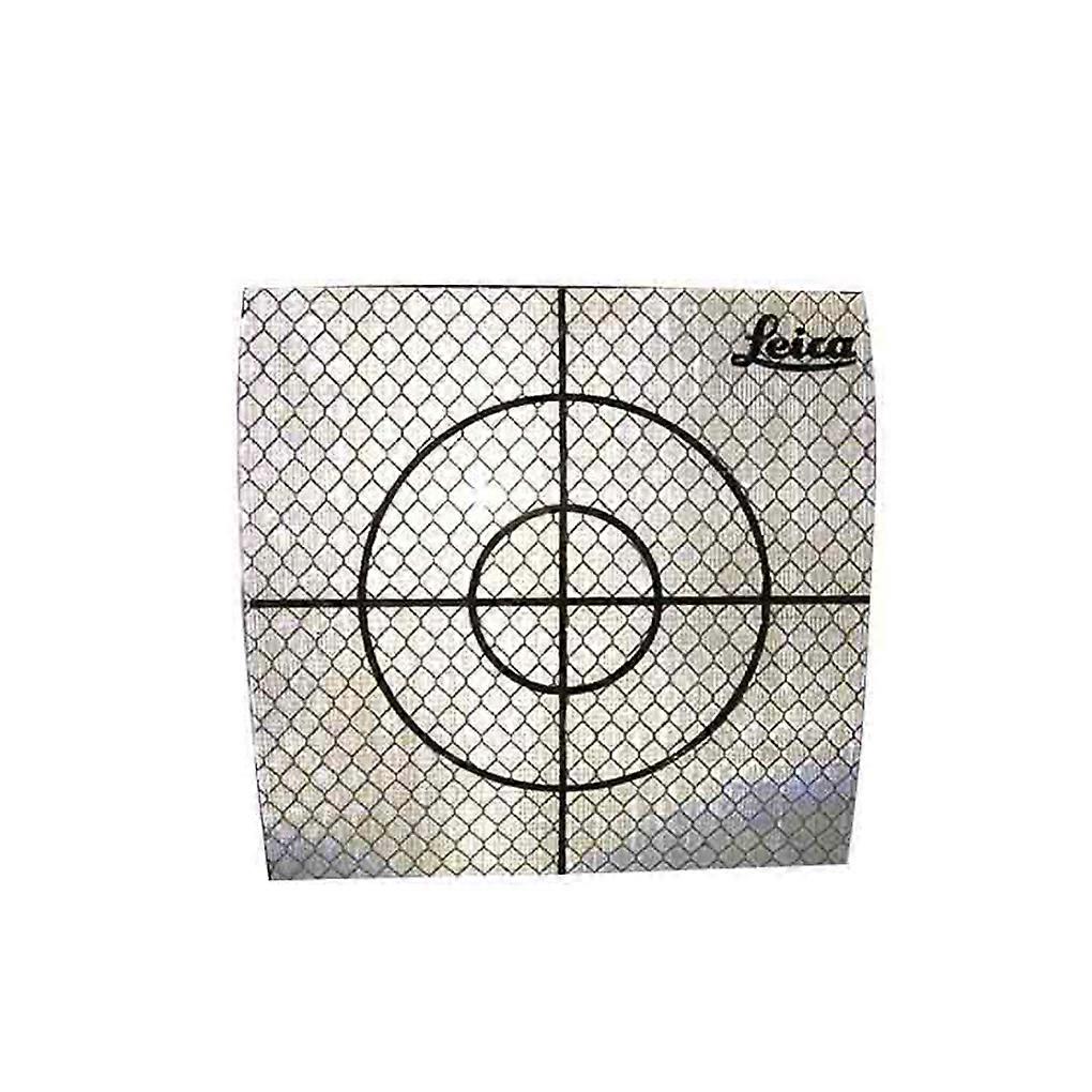 50pcs Reflector Sheet Geography Target Reflective Tape Sticker Fluorescent Mapping Self-Adhesive Sheets Engineering