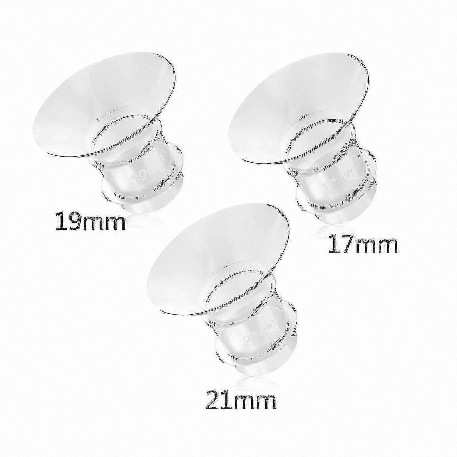 Breast Pump Flange Insert 17mm/19mm/21mm, Universal Fit for Multiple Pump Models