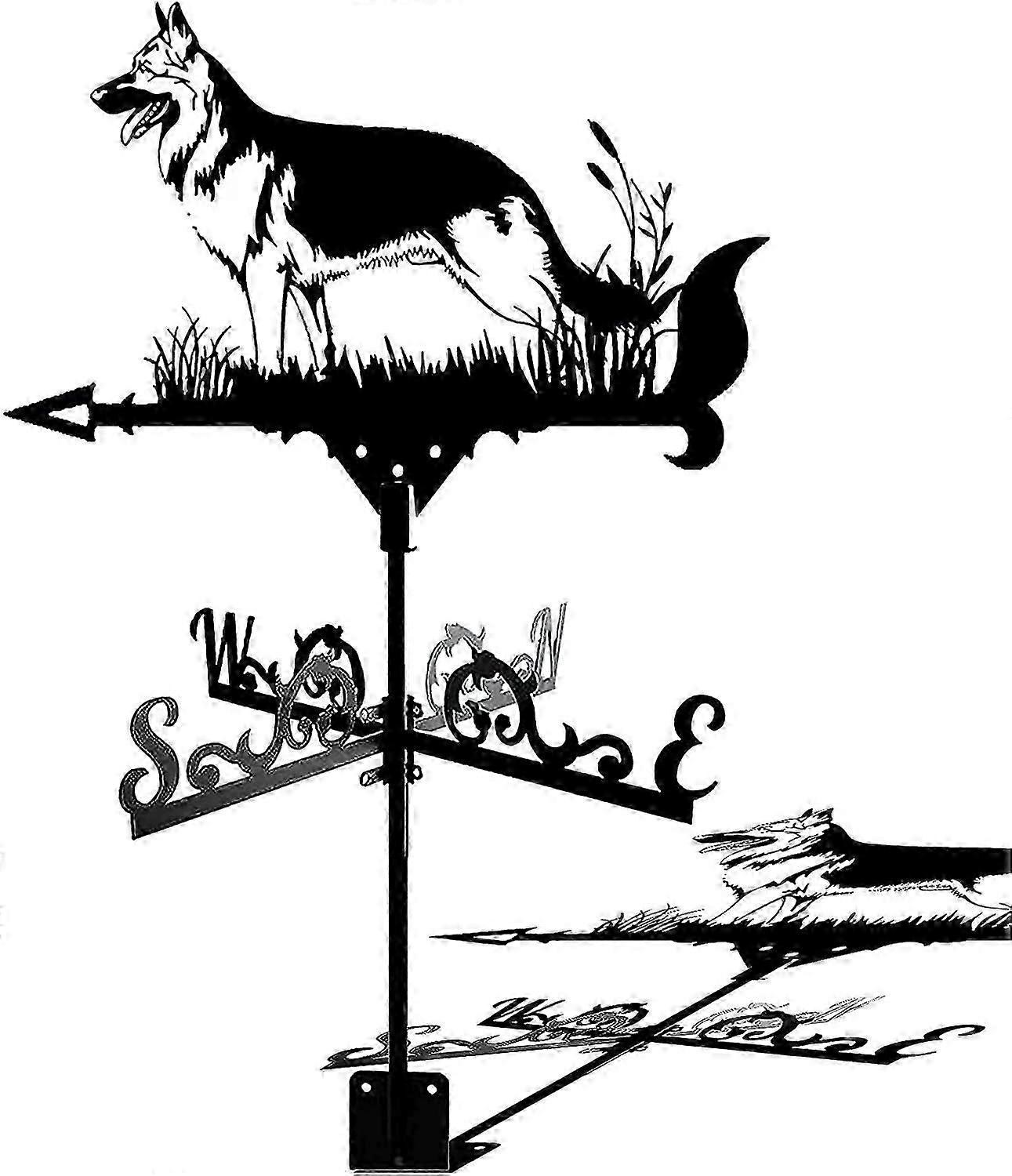 German Shepherd Windvane - Labrador & Husky Garden Stake 2025