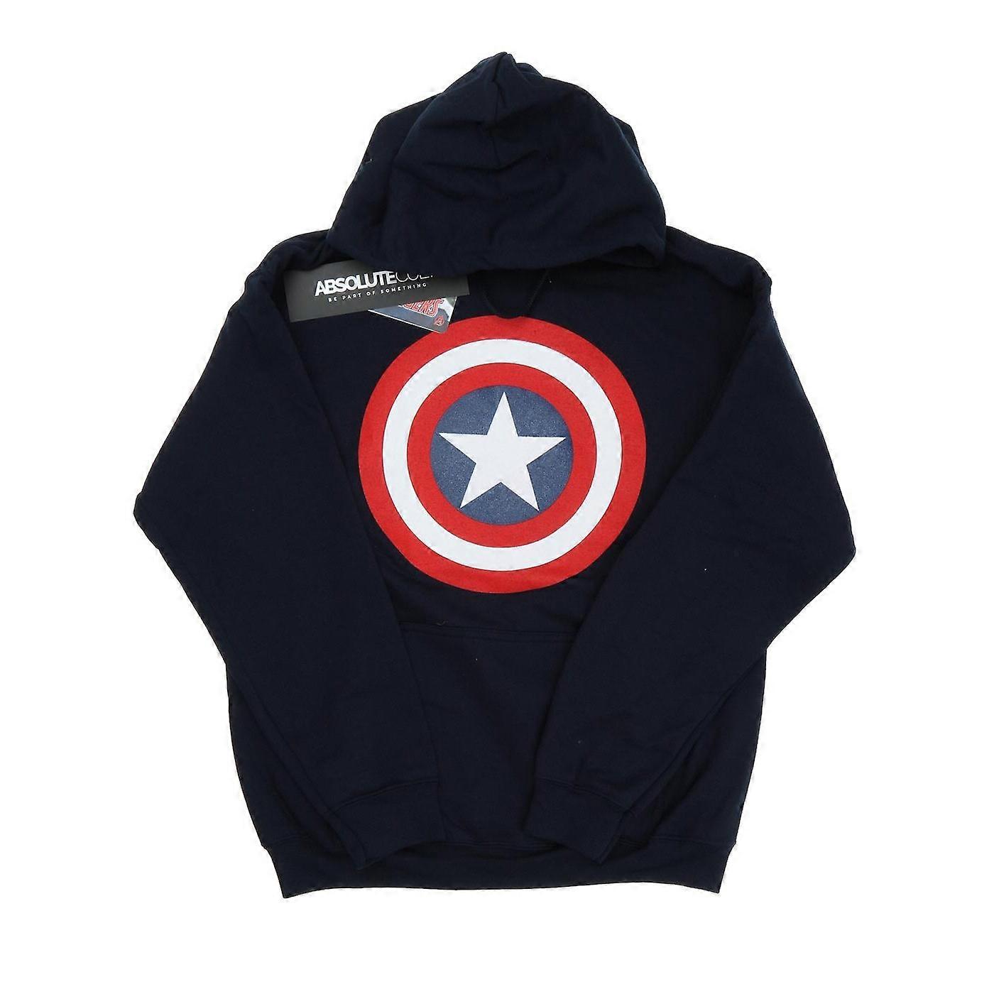 Marvel Herren Captain America Shield Kapuzenpullover