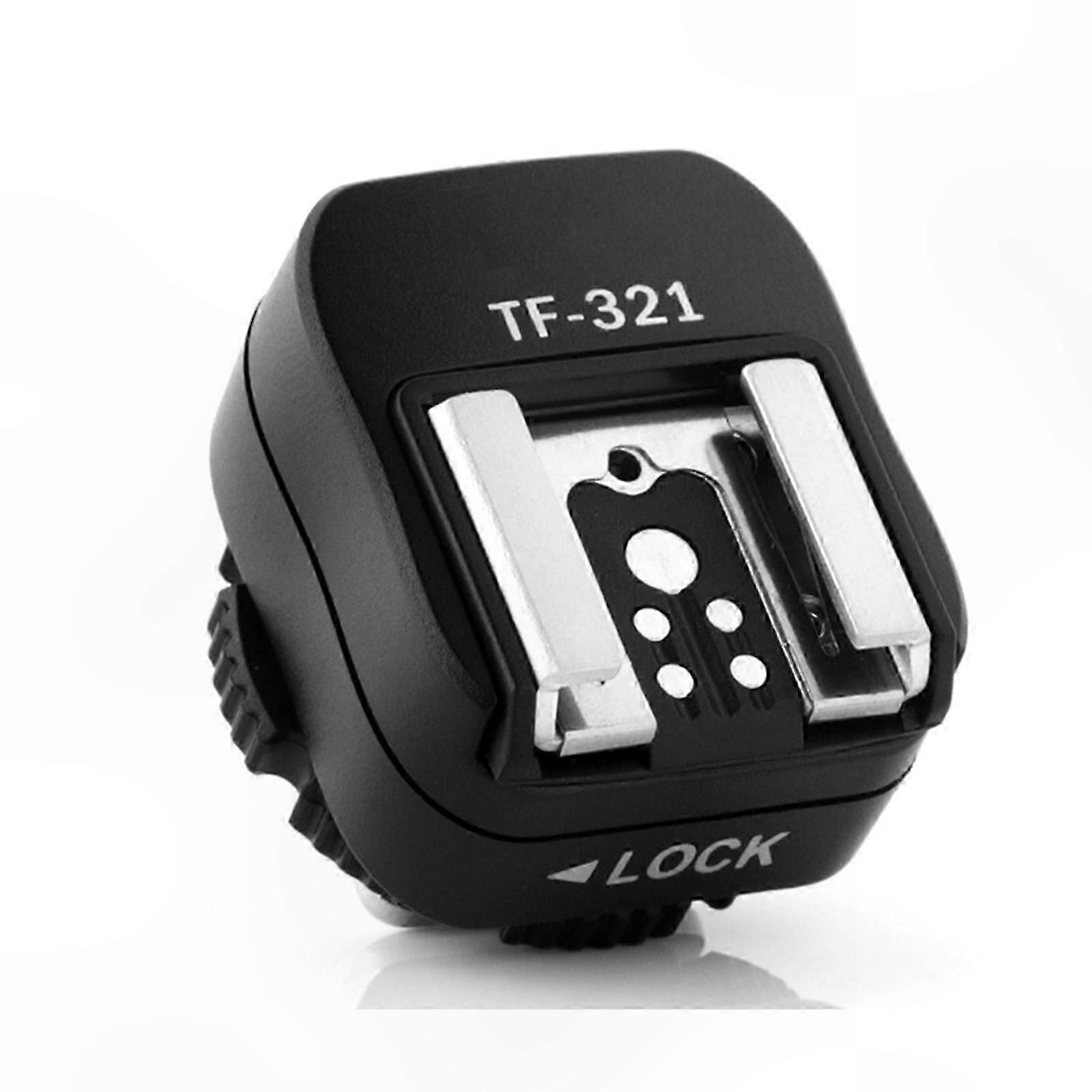 Flash Hot Shoe Adapter with PC Sync Port for Canon Speedlite Flash Units