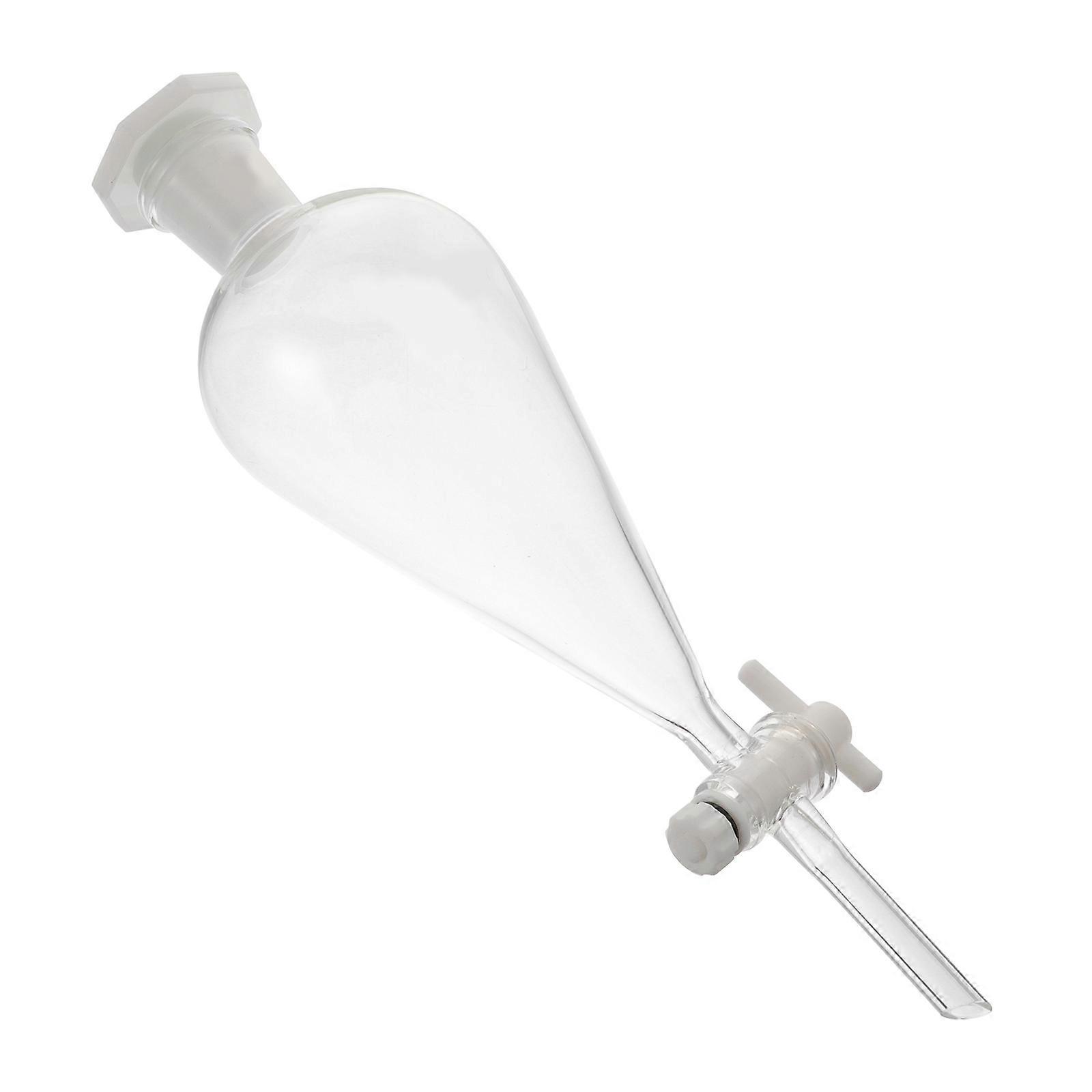 White Borosilicate Glass Separatory Funnel Four for Chemistry Use 250ml