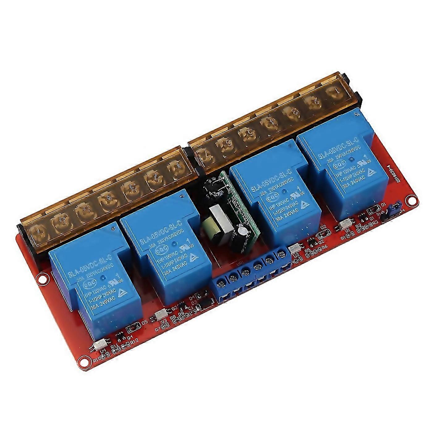For 30a 4 Channel Relay High Low Level Trigger Module
