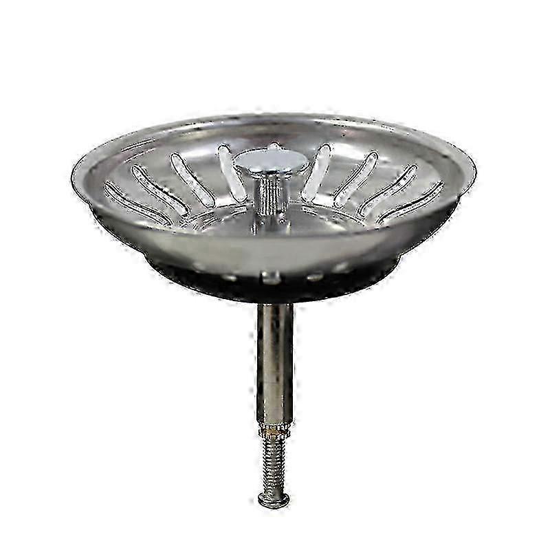 Universal Stainless Steel Sink Strainer with Anti-Clog Filter and Quick Release Basket for Kitchen Drains