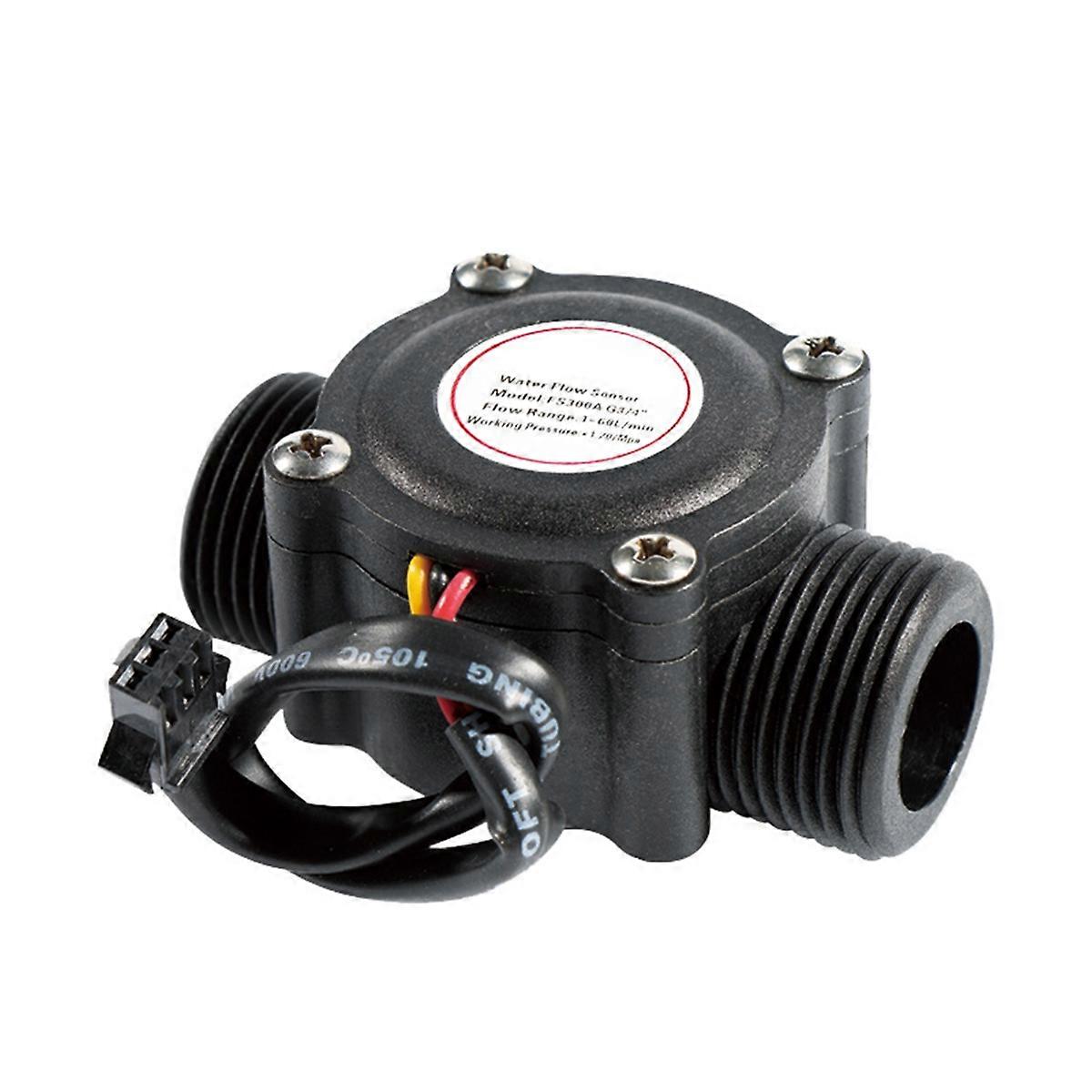 ZJ-LCD-M Digital Flow Meter Filling Controller LCD Display 3/4In with PE Solenoid Valve Automatic Fl