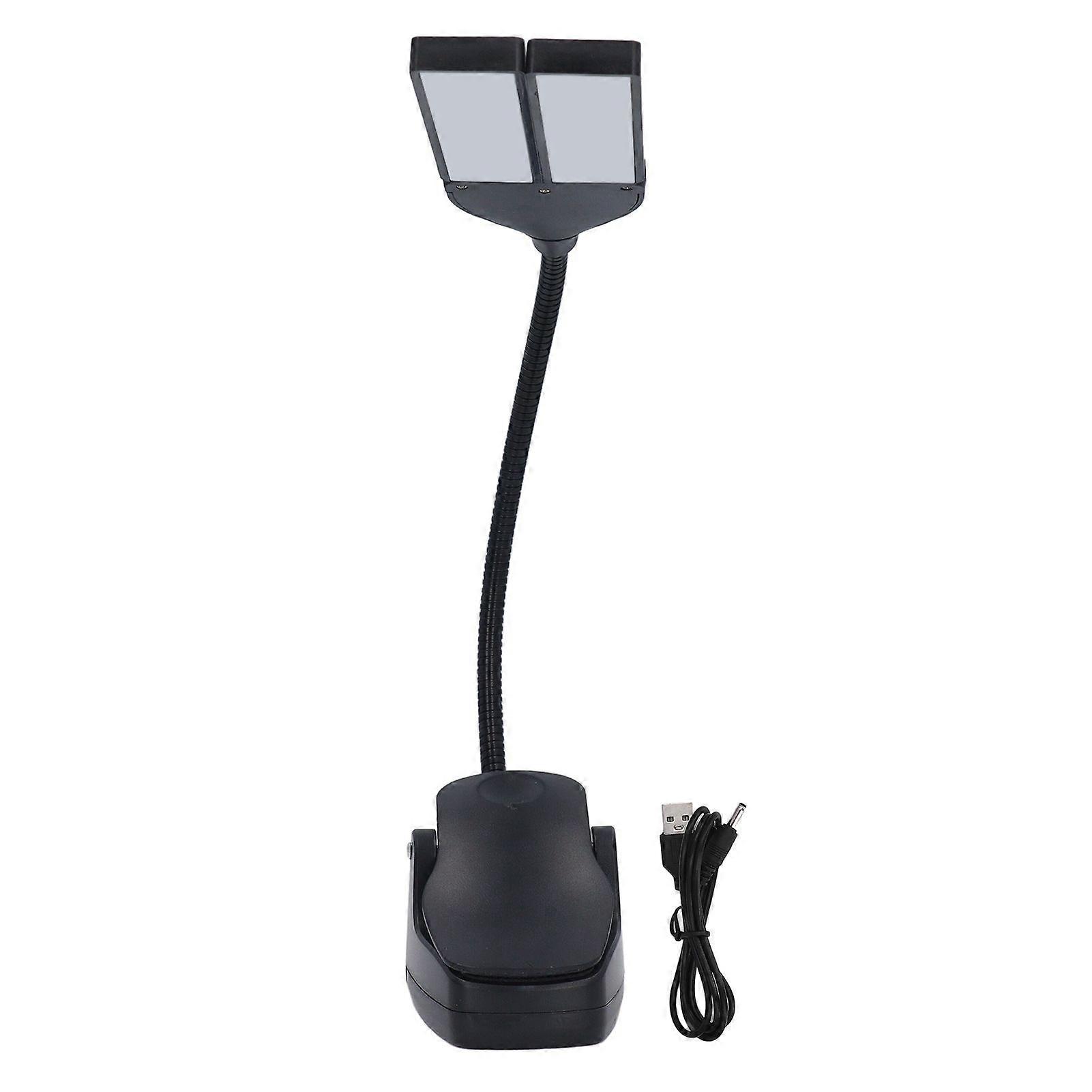 Folding Music Stand Light Compact Portable LED Professional 3 Brightness Super Bright Clip On Piano Lamp