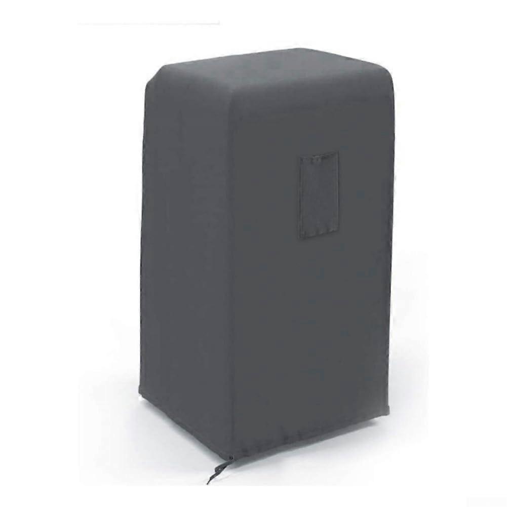 Elastic Portable Air Conditioner Cover Dustproof Protection Adjustable Strap Remote Control Storage Gray